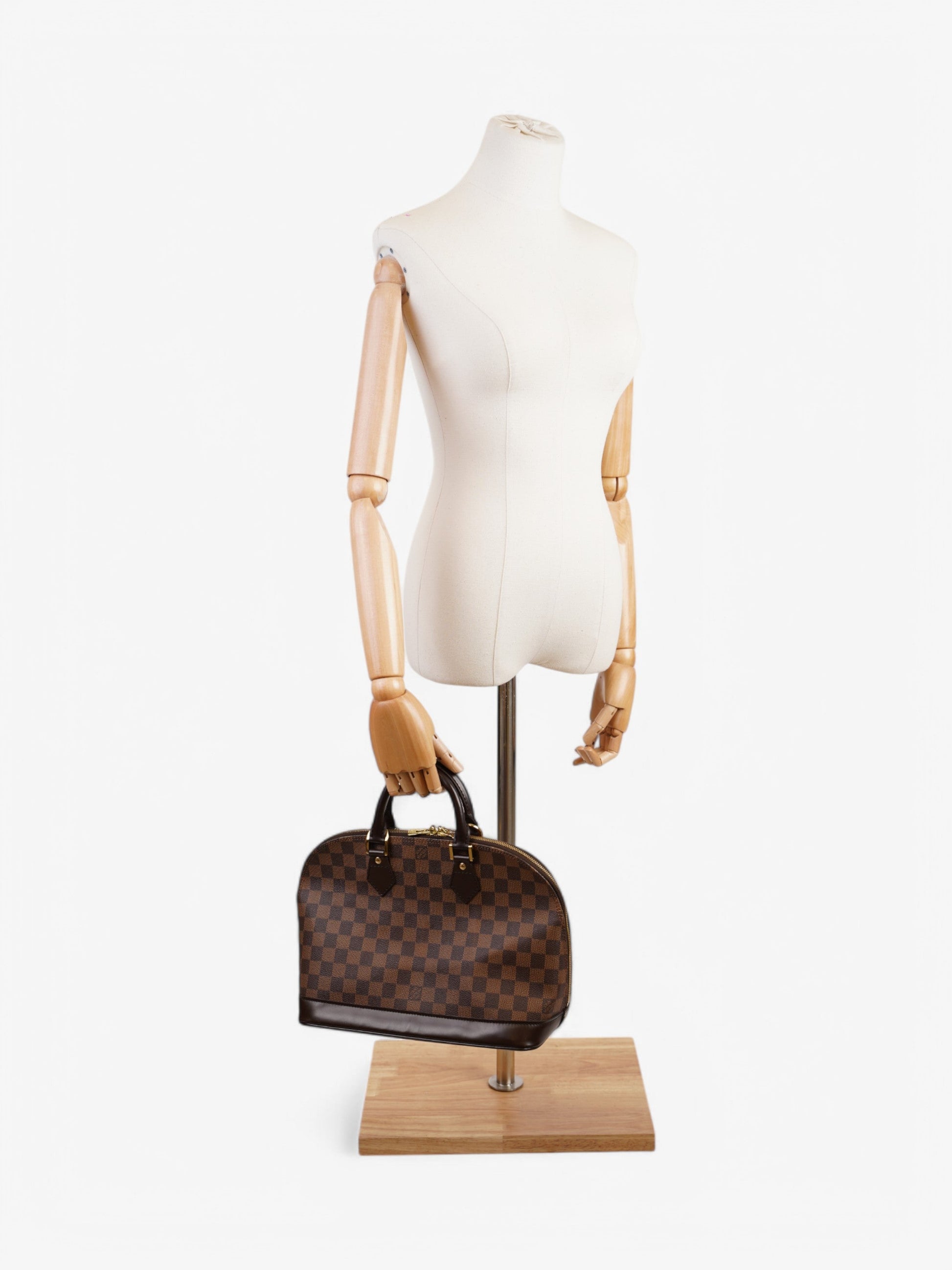 Louis Vuitton Alma Ebene Coated PM Damier Canvas Coated Canvas Apparel Pm 10