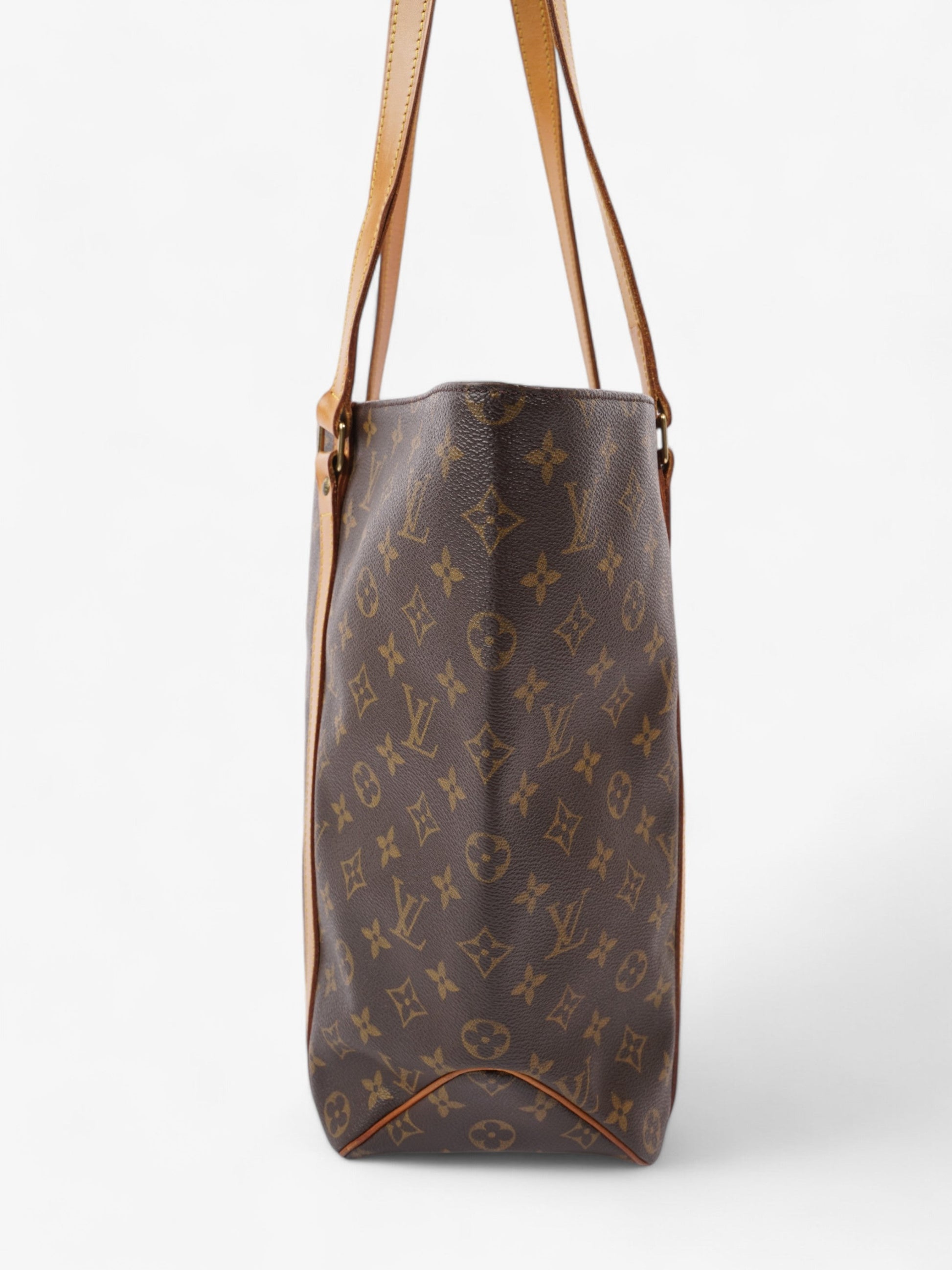 Louis Vuitton Sac Shopping Coated Monogram Brown Canvas Coated Canvas Apparel