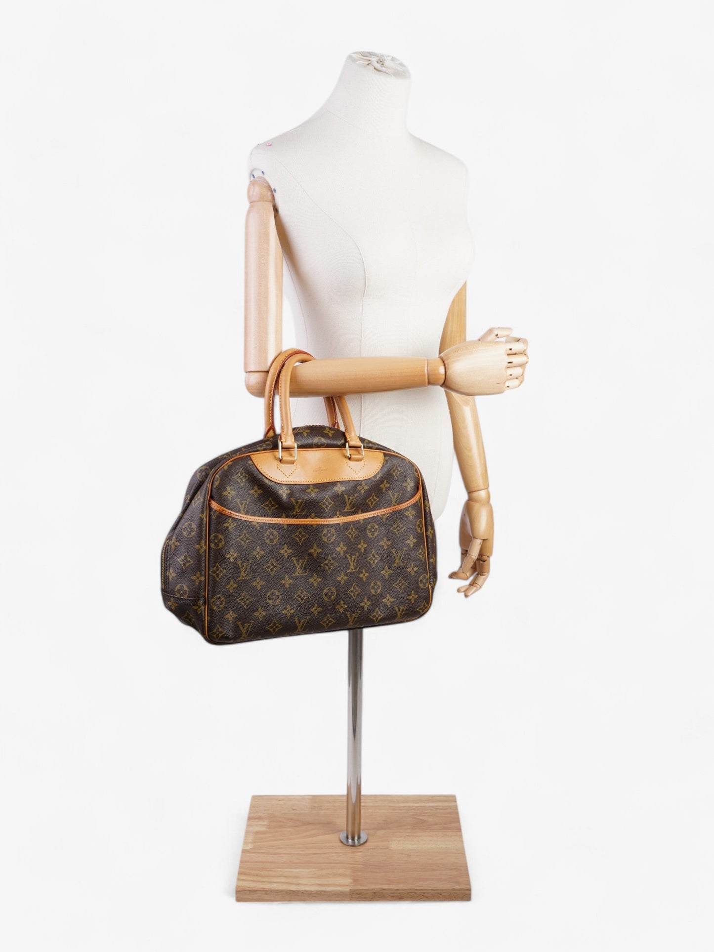 Louis Vuitton Deauville Coated Monogram Canvas Coated Canvas Brown Apparel