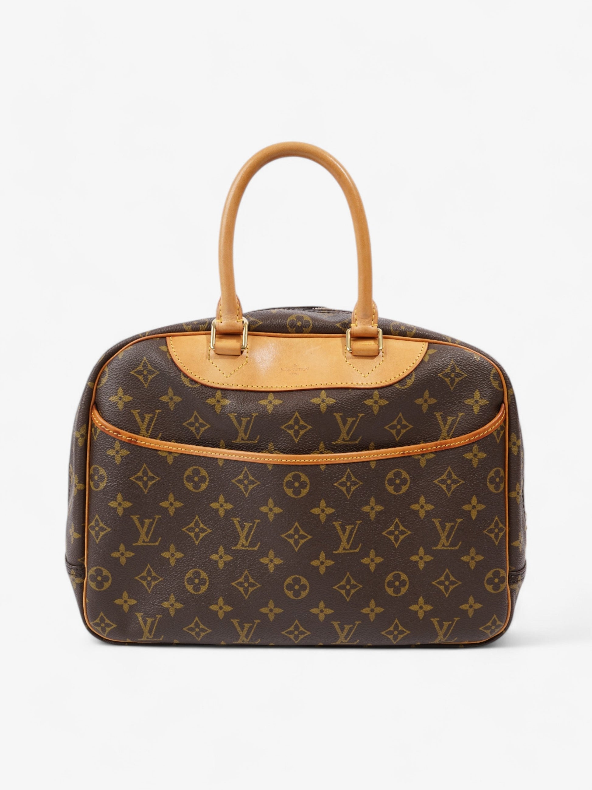 Louis Vuitton Deauville Coated Monogram Canvas Coated Canvas Brown Apparel
