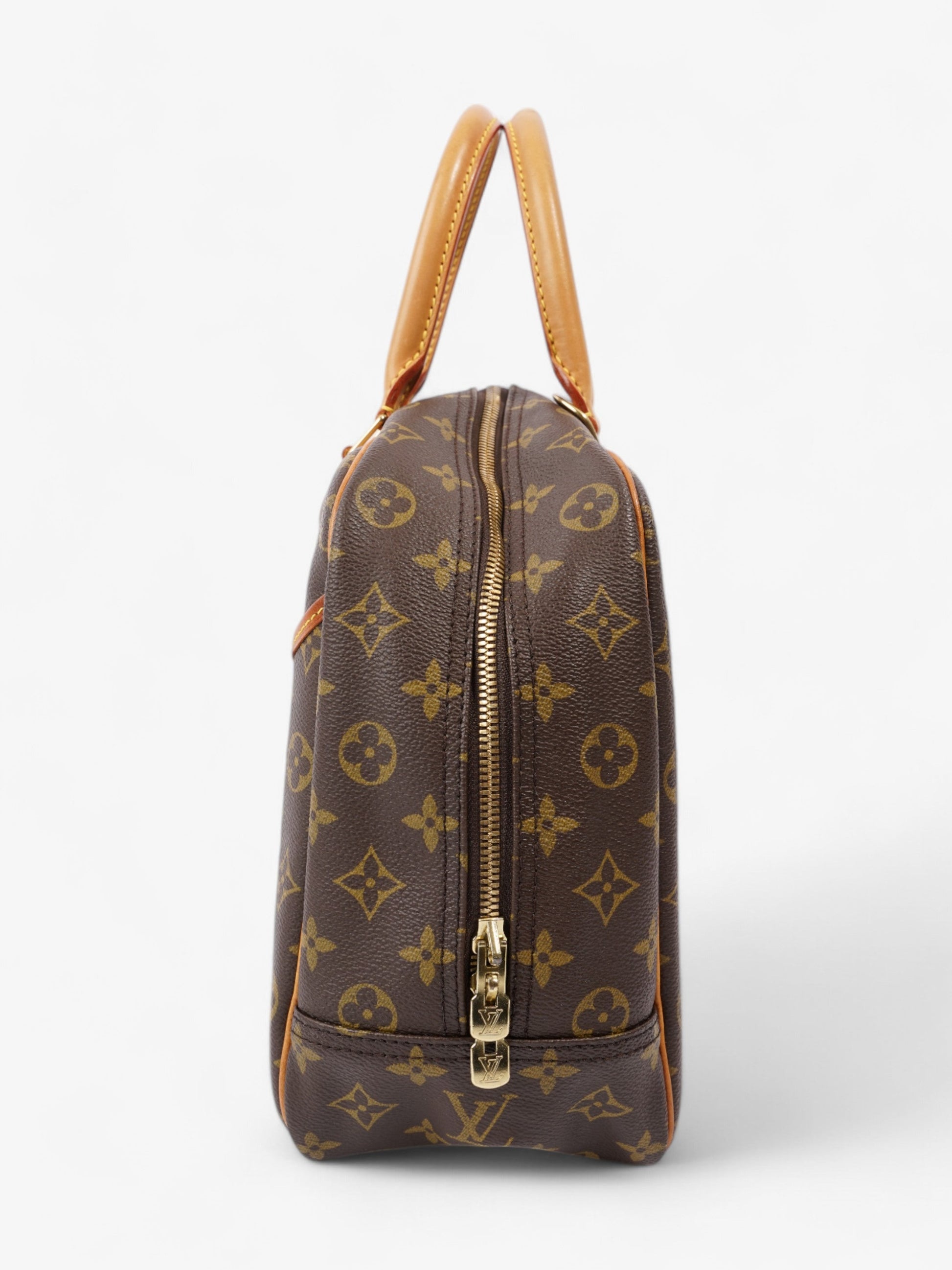 Louis Vuitton Deauville Coated Monogram Canvas Coated Canvas Brown Apparel
