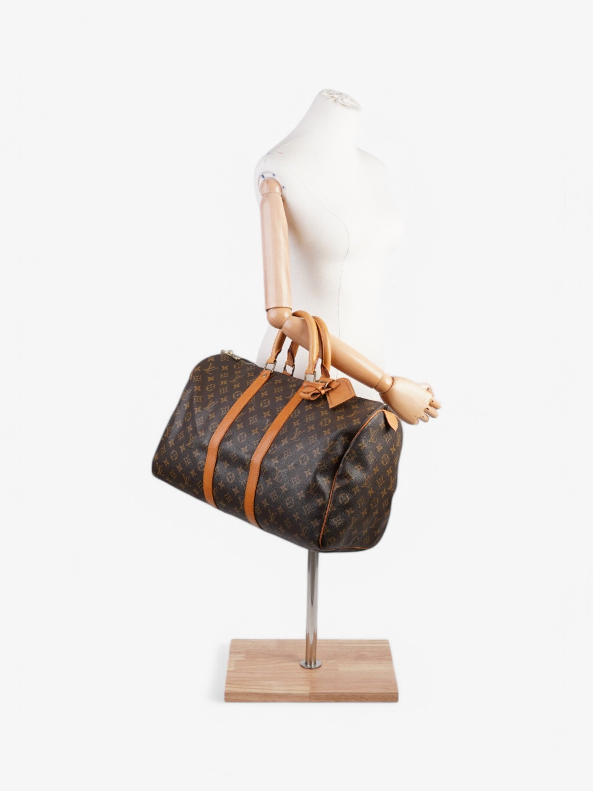 Louis Vuitton Keepall Coated 45 Monogram Canvas Coated Canvas Apparel Canvas 180