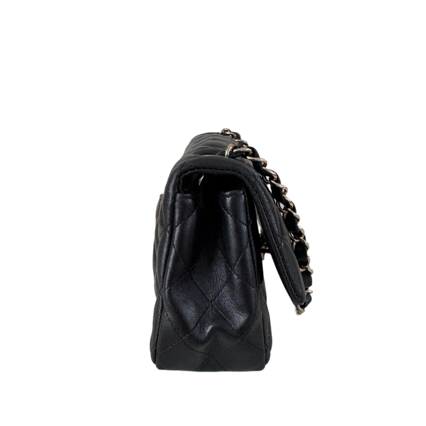 Chanel Classic Flap Rectangular Lambskin Hardware Black Gold Leather Mini Bag Hardware 1