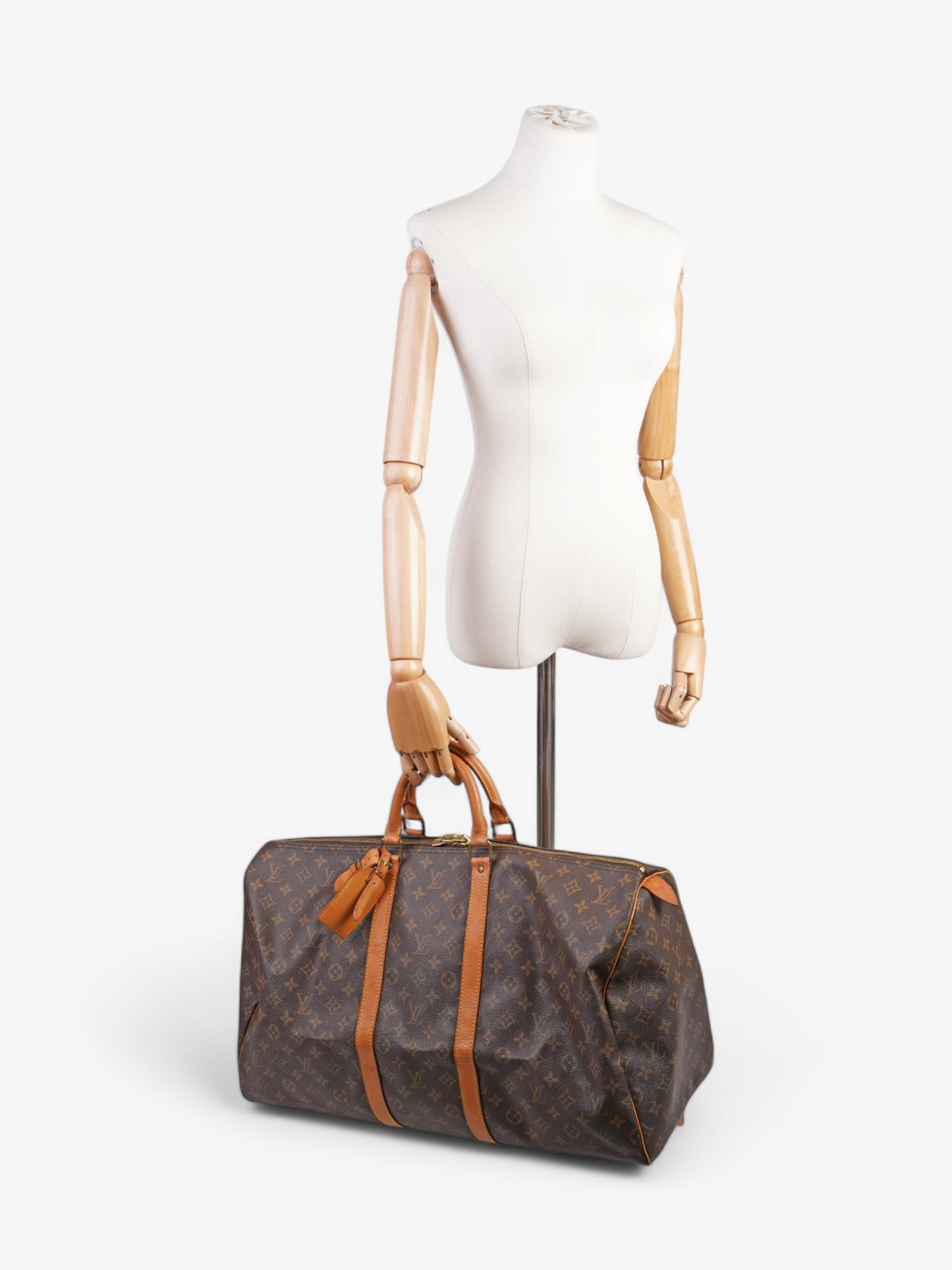 Louis Vuitton Keepall Coated 55 Monogram Canvas Coated Canvas Apparel Canvas 184