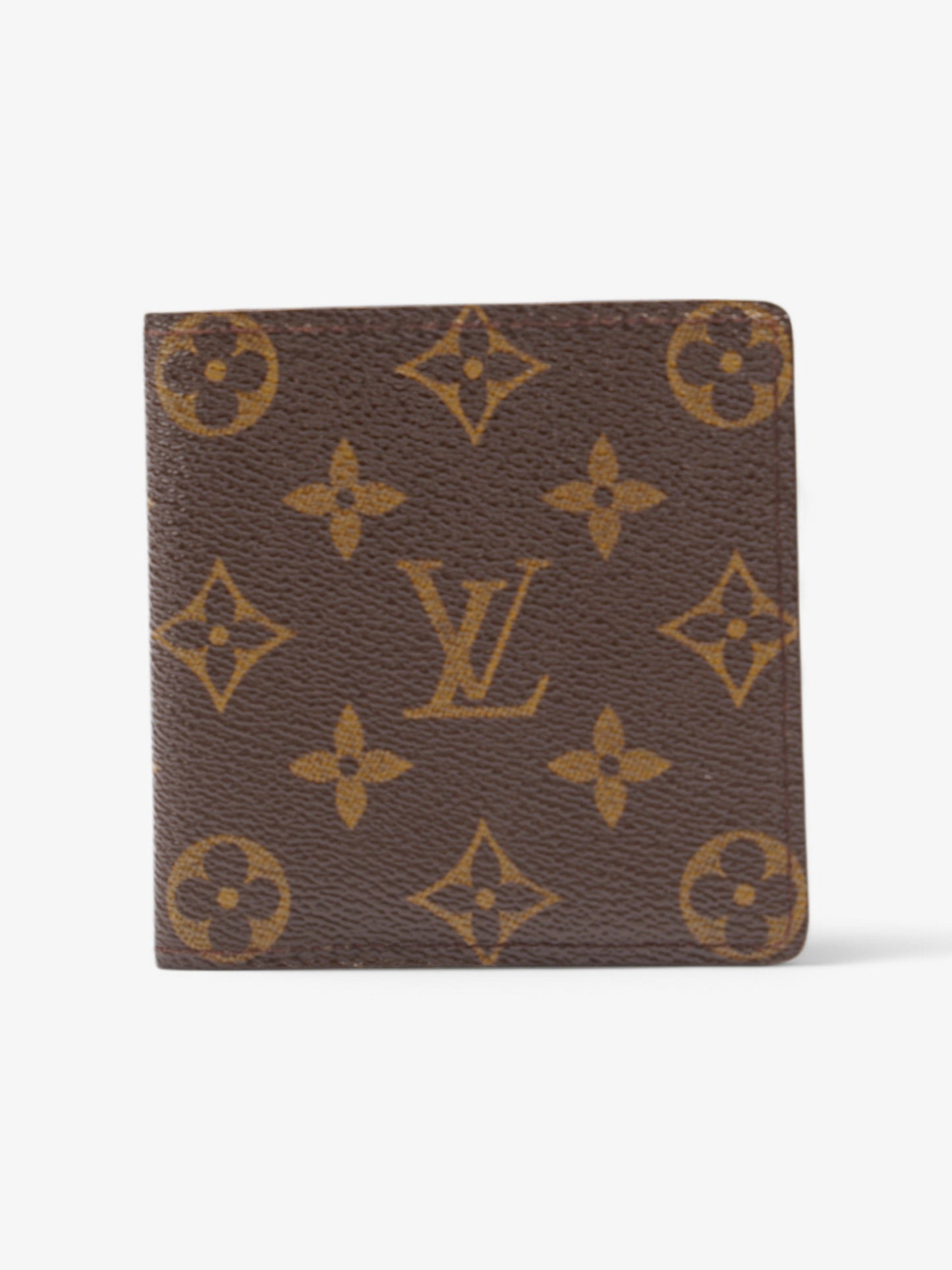 Louis Vuitton Bifold Coated Monogram Canvas Coated Canvas Wallet Case