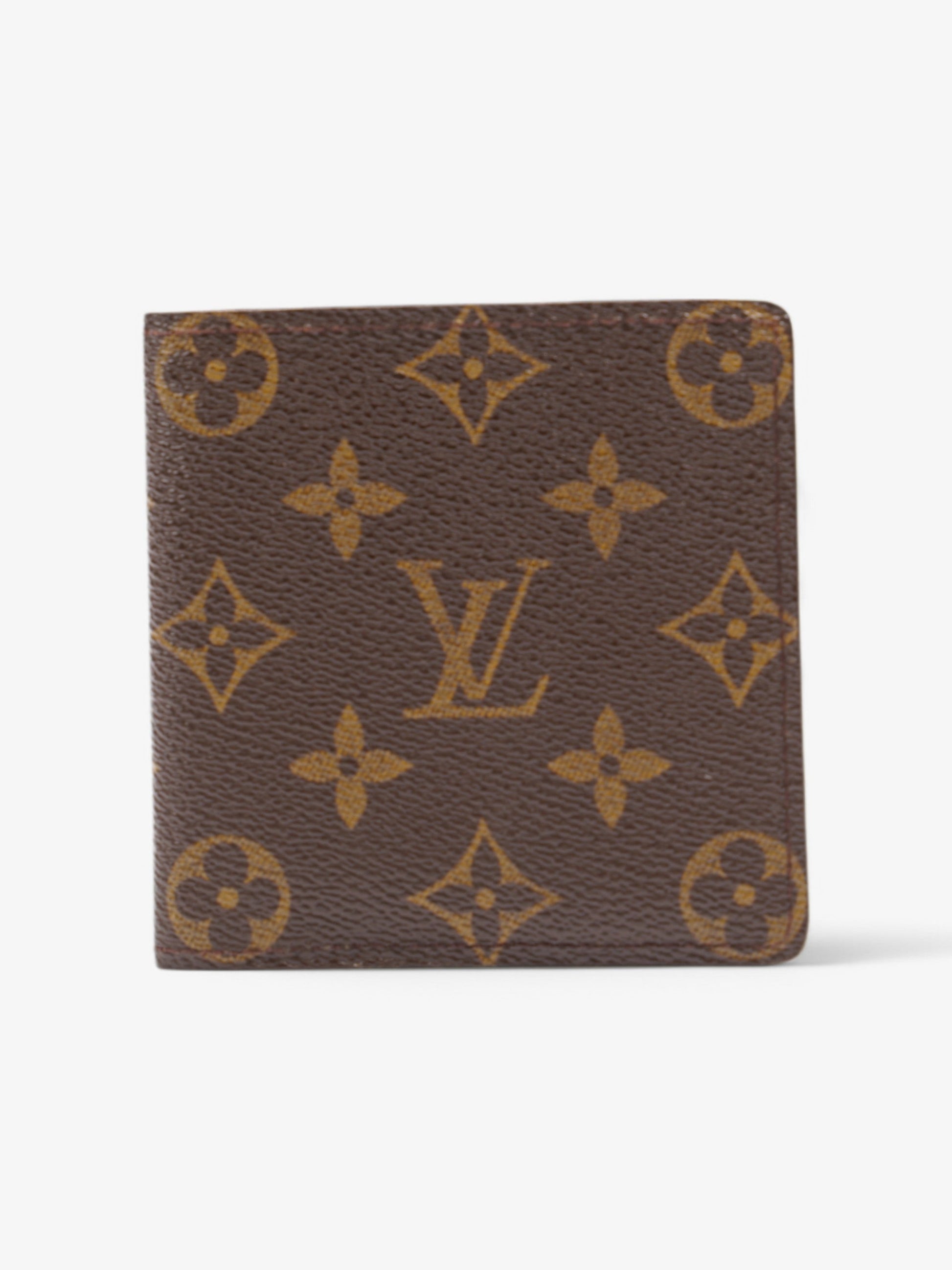 Louis Vuitton Bifold Coated Monogram Canvas Coated Canvas Wallet Case