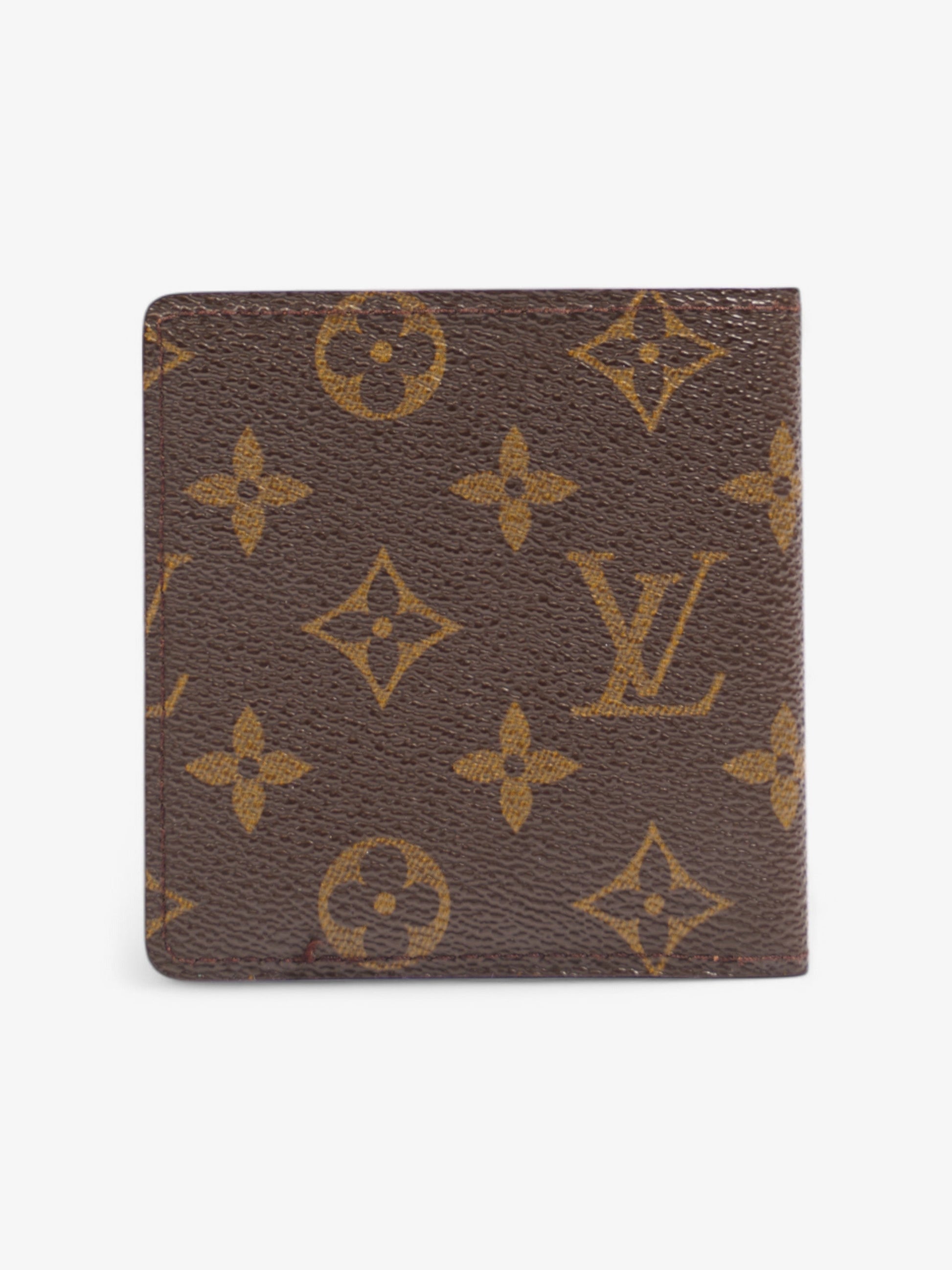 Louis Vuitton Bifold Coated Monogram Canvas Coated Canvas Wallet Case