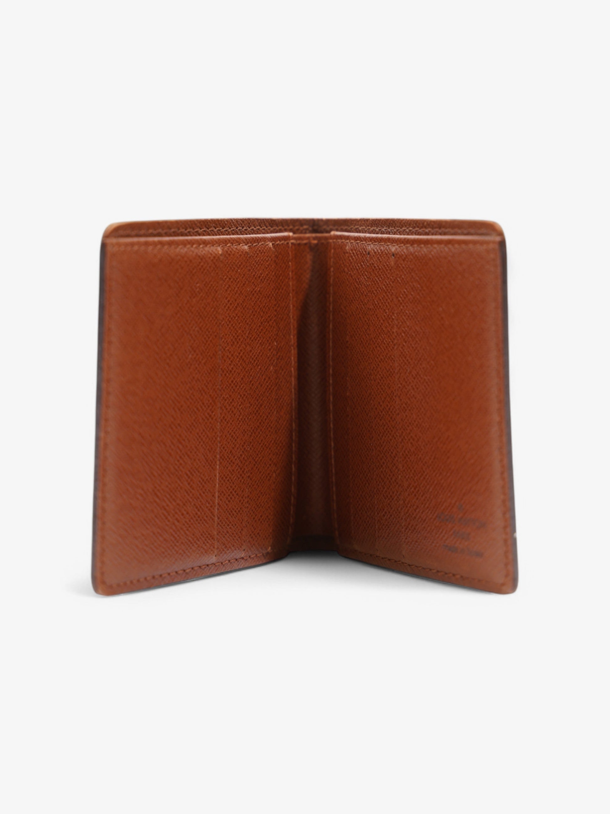 Louis Vuitton Bifold Coated Monogram Canvas Coated Canvas Wallet Case