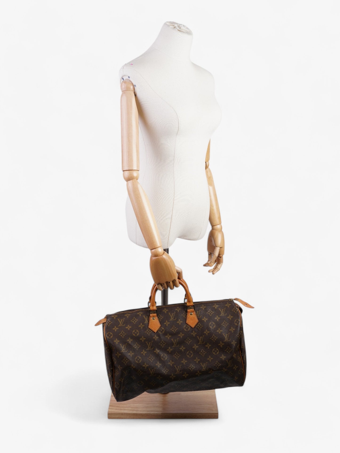 Louis Vuitton Speedy Bandouliere 40 Coated 40 Monogram Brown Canvas Coated Canvas Apparel
