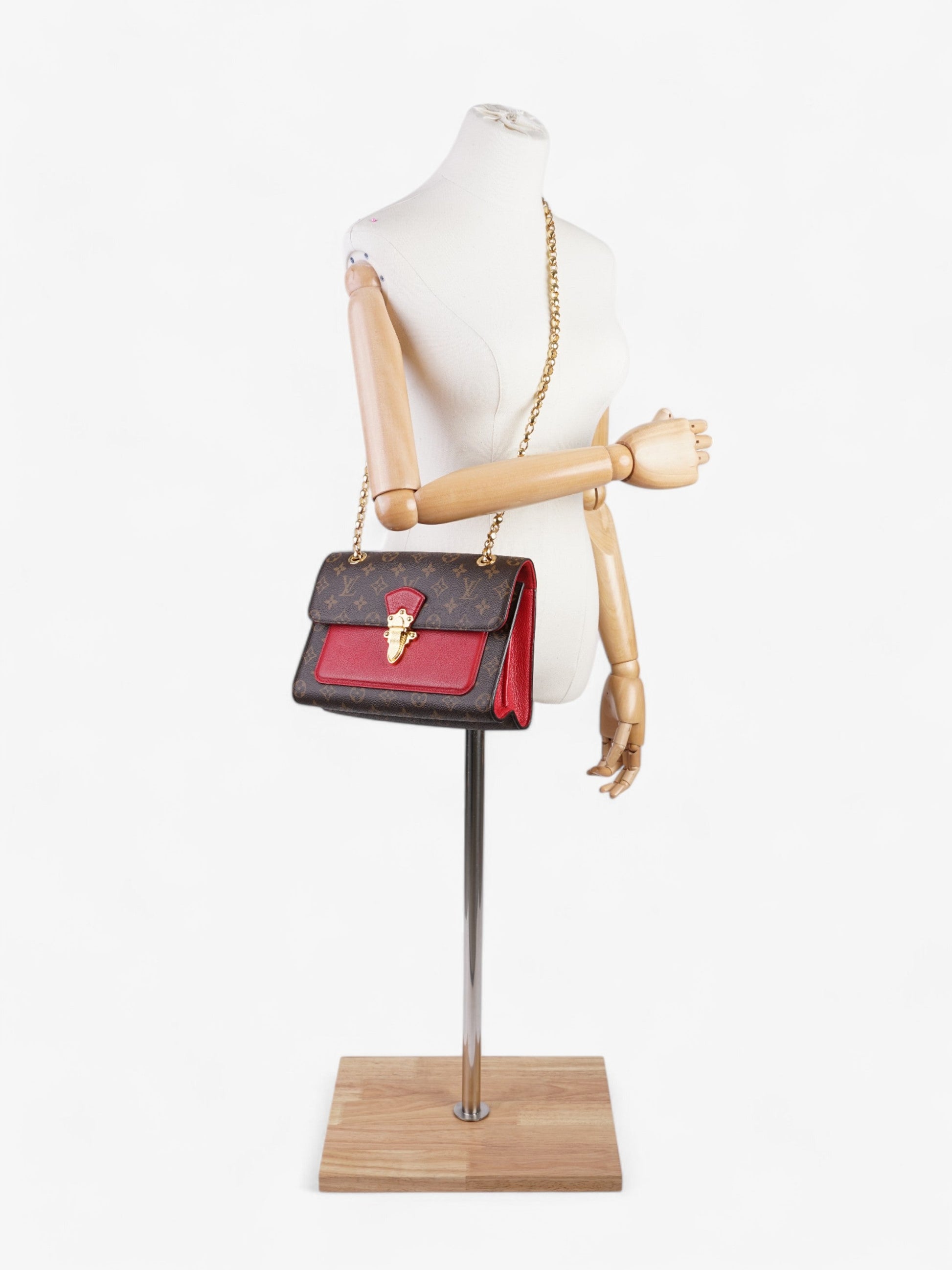Louis Vuitton Victoire Coated Monogram Red Canvas Coated Canvas Apparel