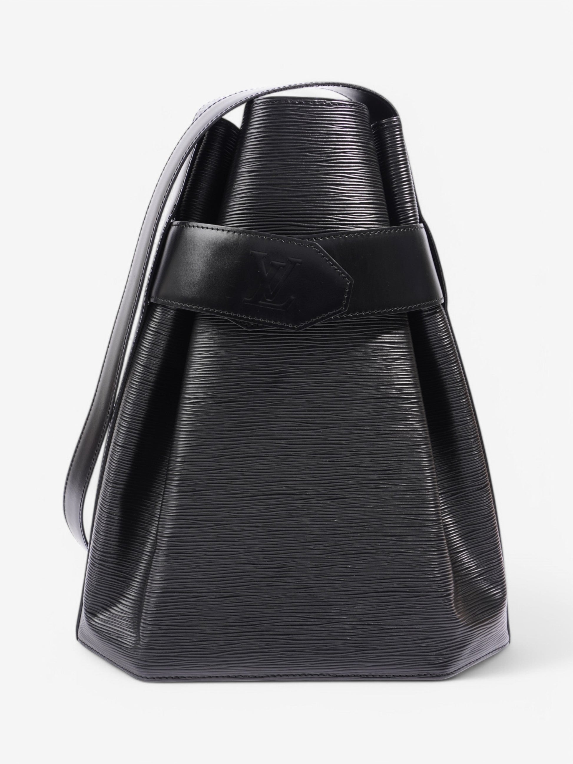 Louis Vuitton Sac de Paul Calfskin Black GM Leather Epi Handbag