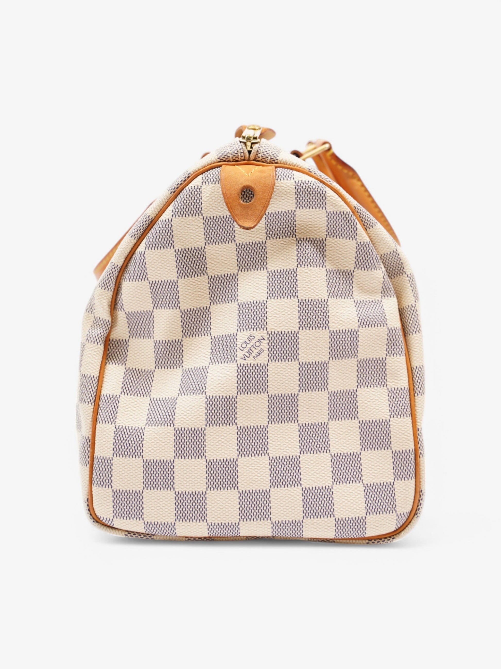 Louis Vuitton Speedy Azur Coated 30 Canvas Coated Canvas Damier Apparel Canvas 40