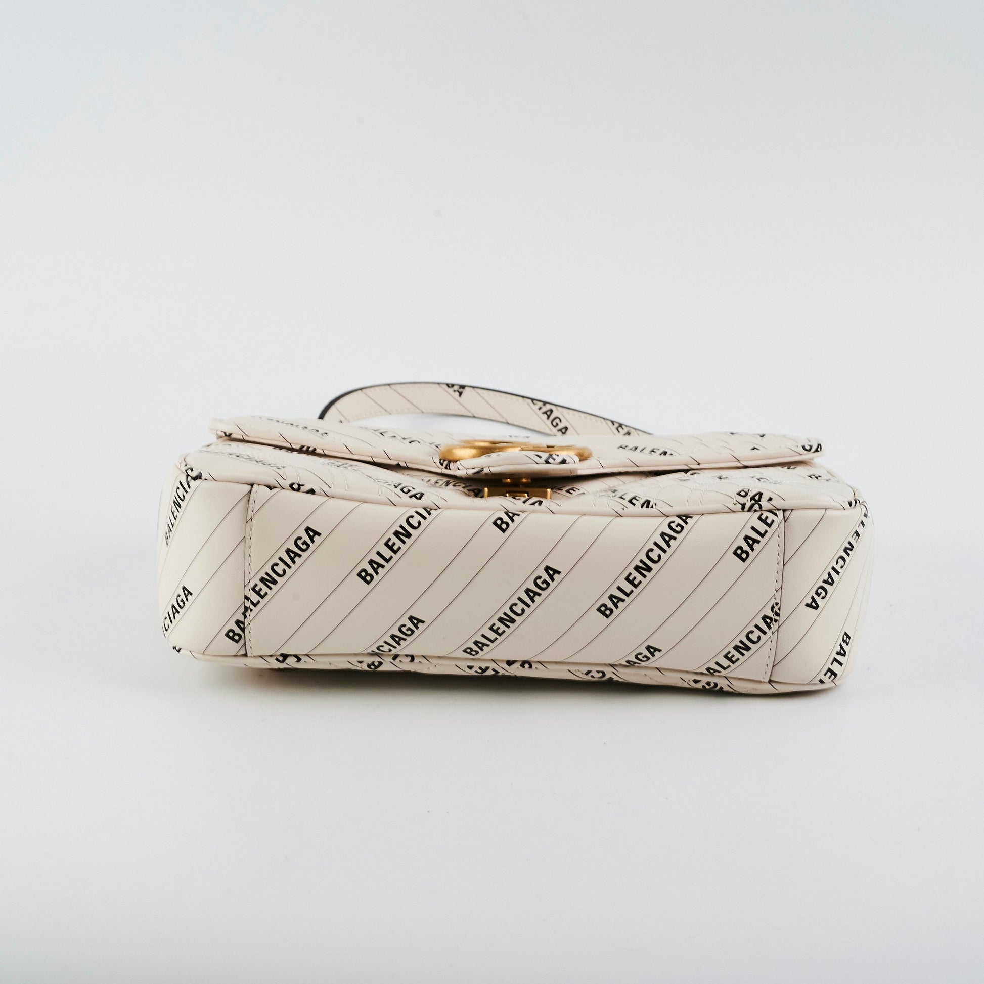 Gucci Balenciaga Collab Marmont Crossbody Bag White Small