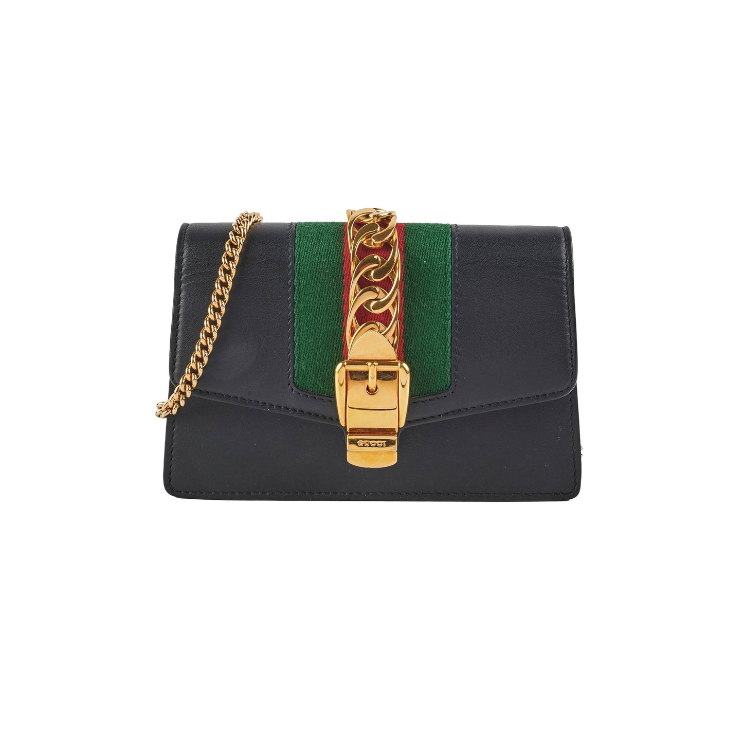 Gucci Supermini Sylvie Bag Black Crossbody Bag