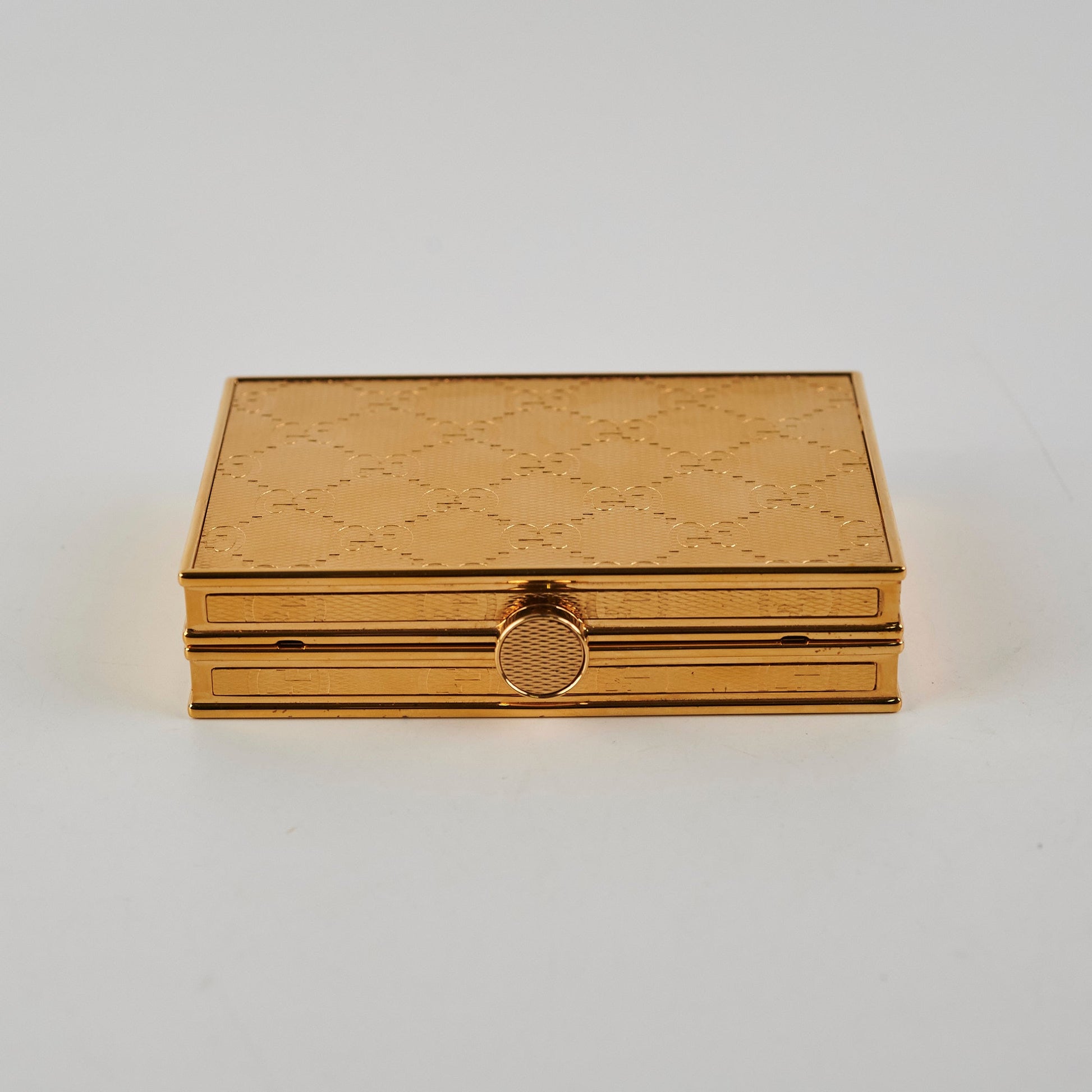 Gucci Clutch Monogram Gold Clutch Bag