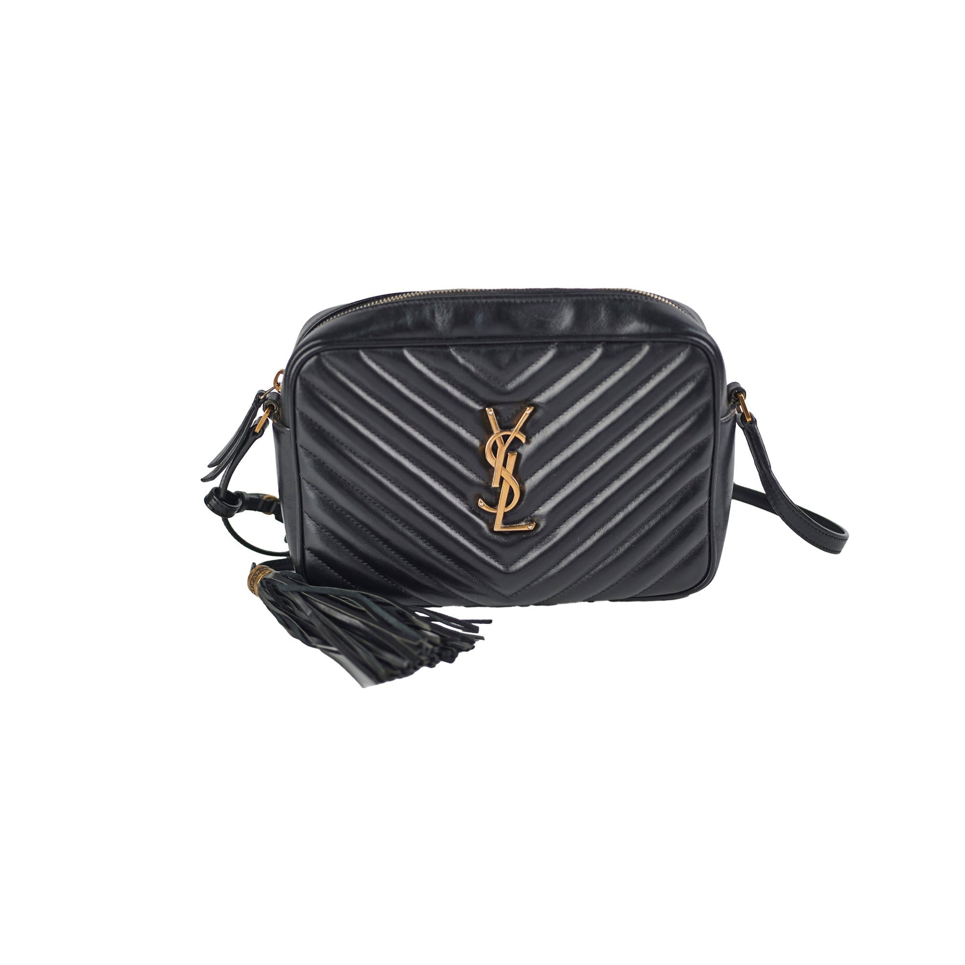 YSL Saint Laurent Lou Camera Bag Black Crossbody Bag 11