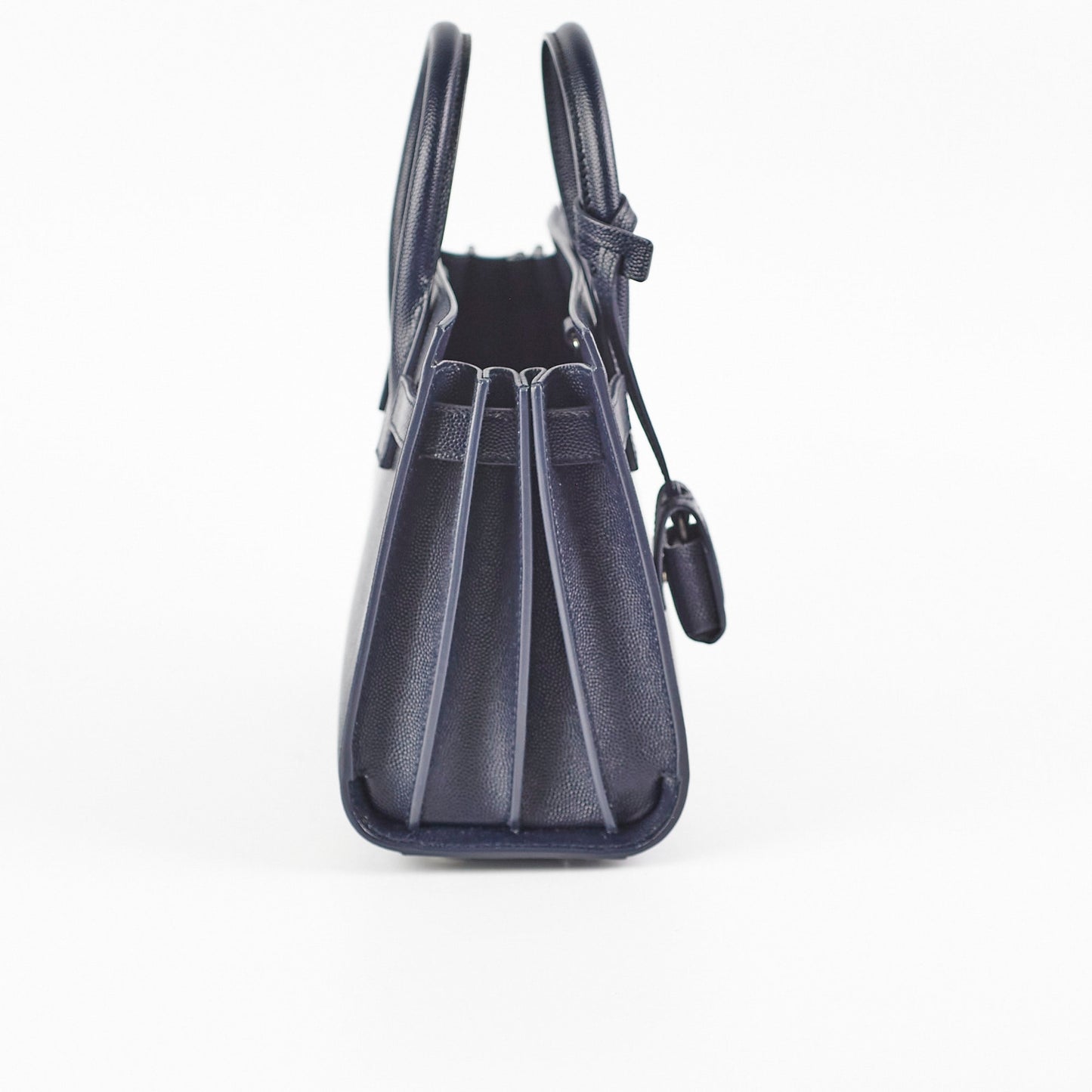 YSL Saint Laurent Sac De Jour Crossbody Bag Blue Navy