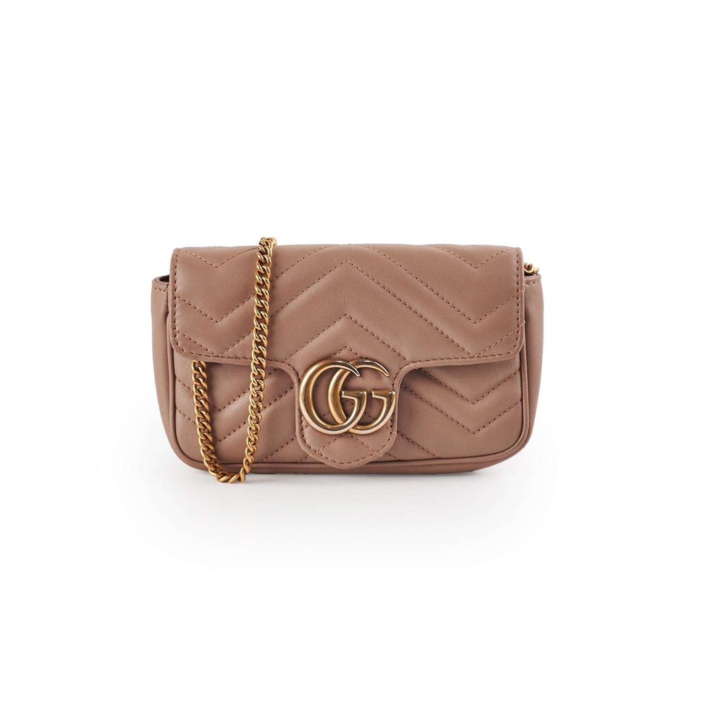 Gucci Marmont Super Dusty Crossbody Bag Pink Mini