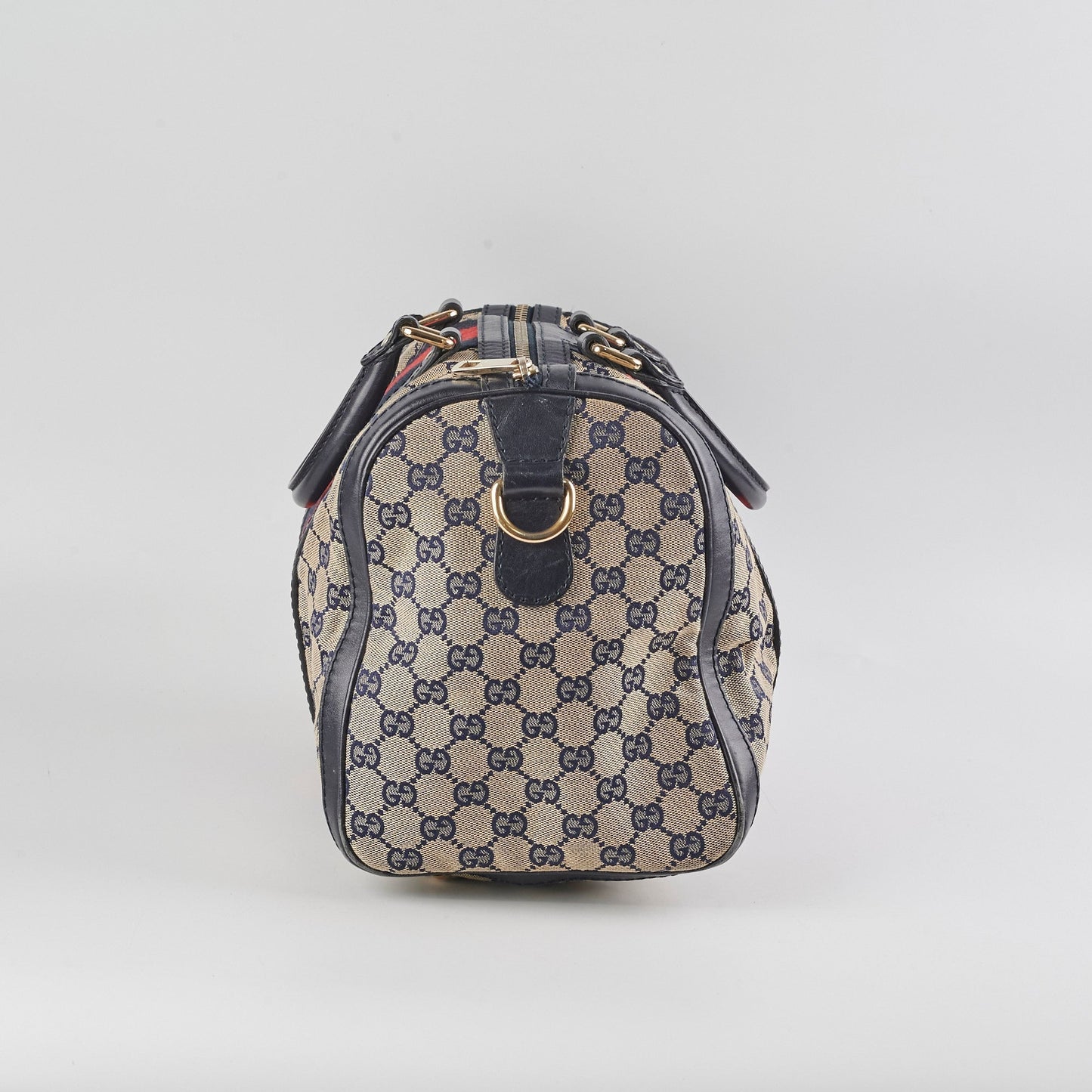 Gucci Boston Bag Canvas Shoulder Bag