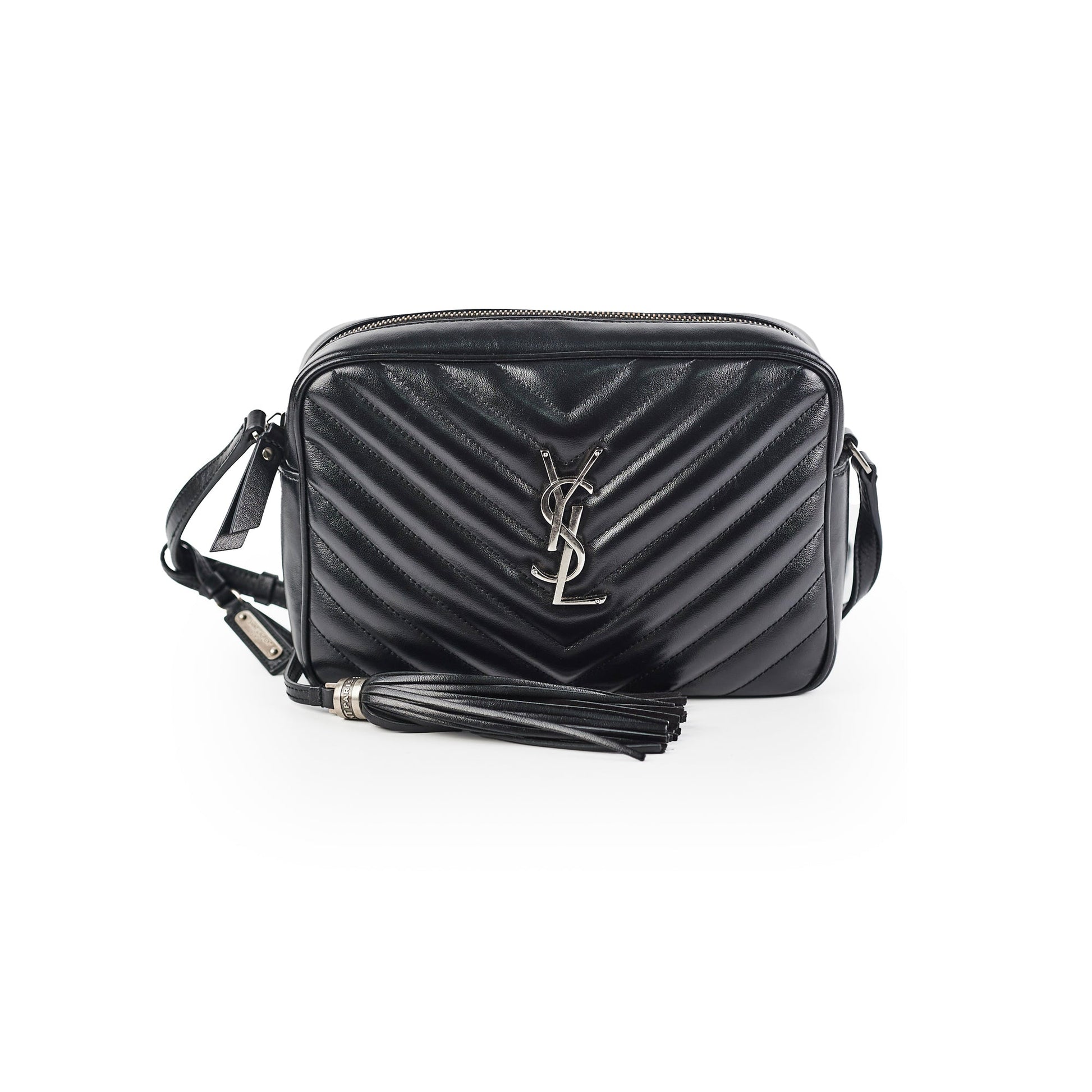 YSL Saint Laurent Lou Camera Bag Black Crossbody Bag 12