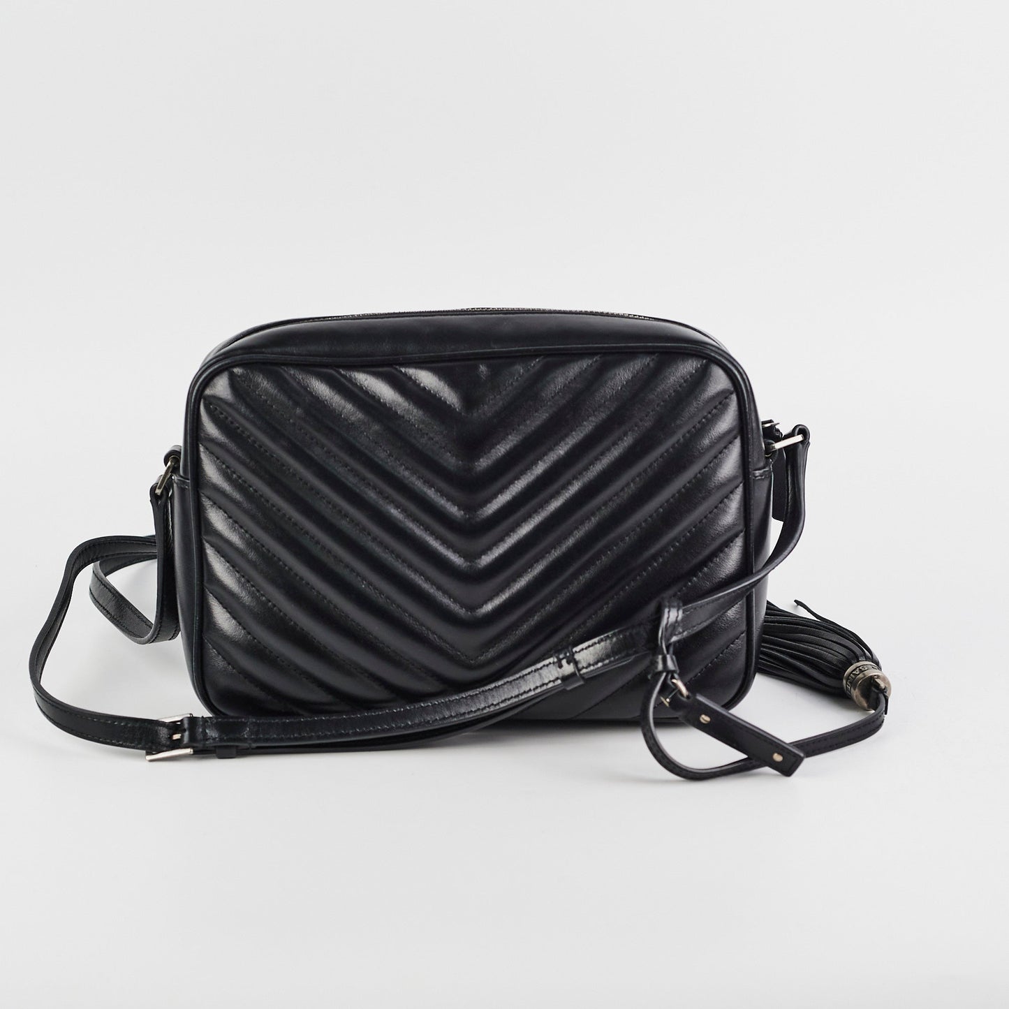 YSL Saint Laurent Lou Camera Bag Black Crossbody Bag 12