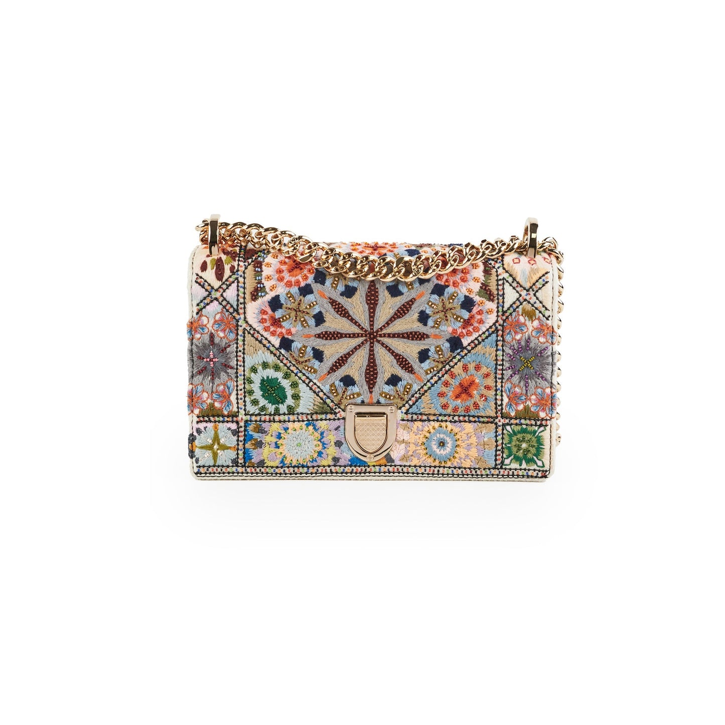 Dior Christian ama Crossbody Bag Small Embroidered