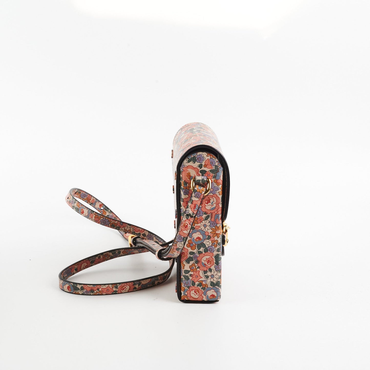 Gucci Liberty Floral Vertical Crossbody Mini Crossbody Bag