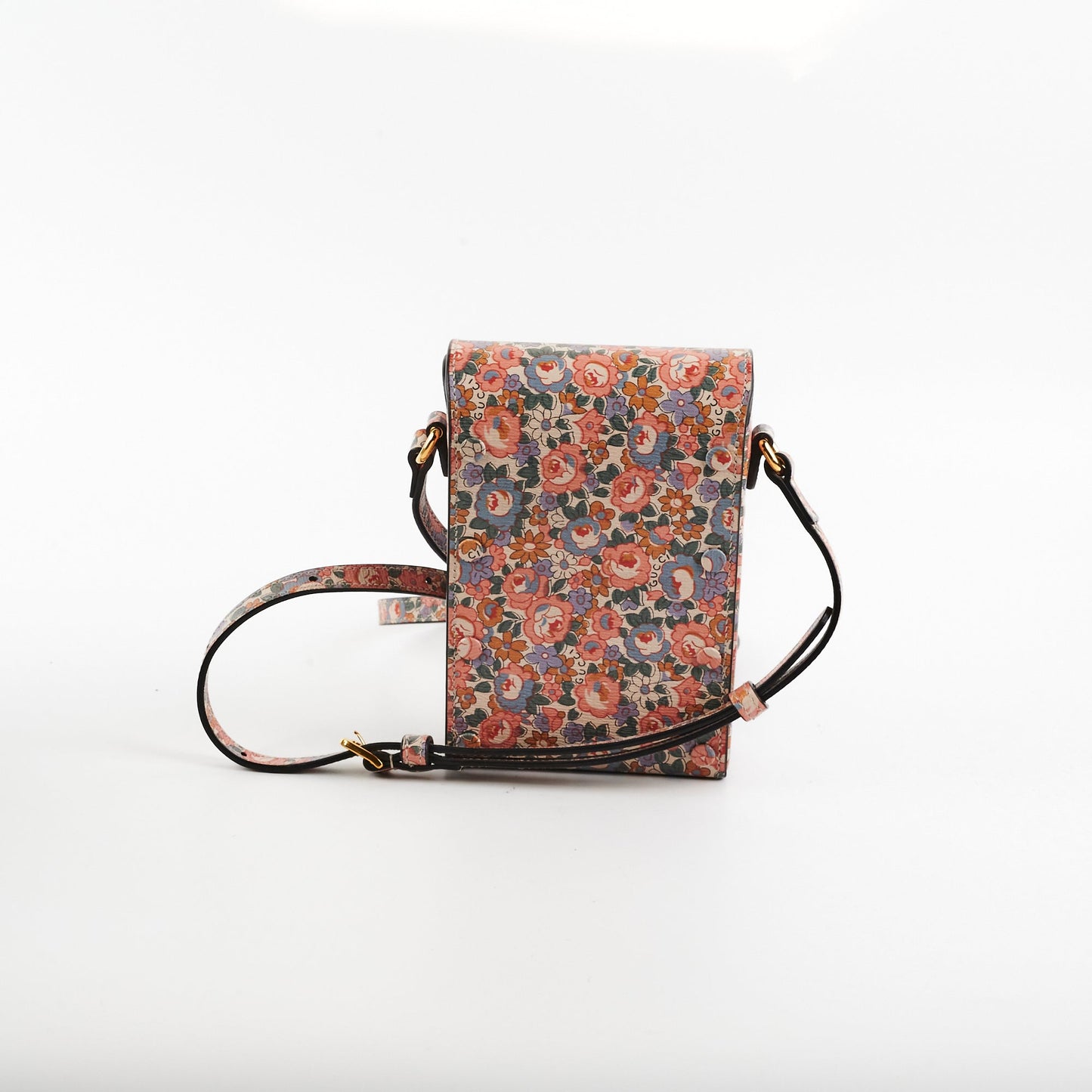 Gucci Liberty Floral Vertical Crossbody Mini Crossbody Bag