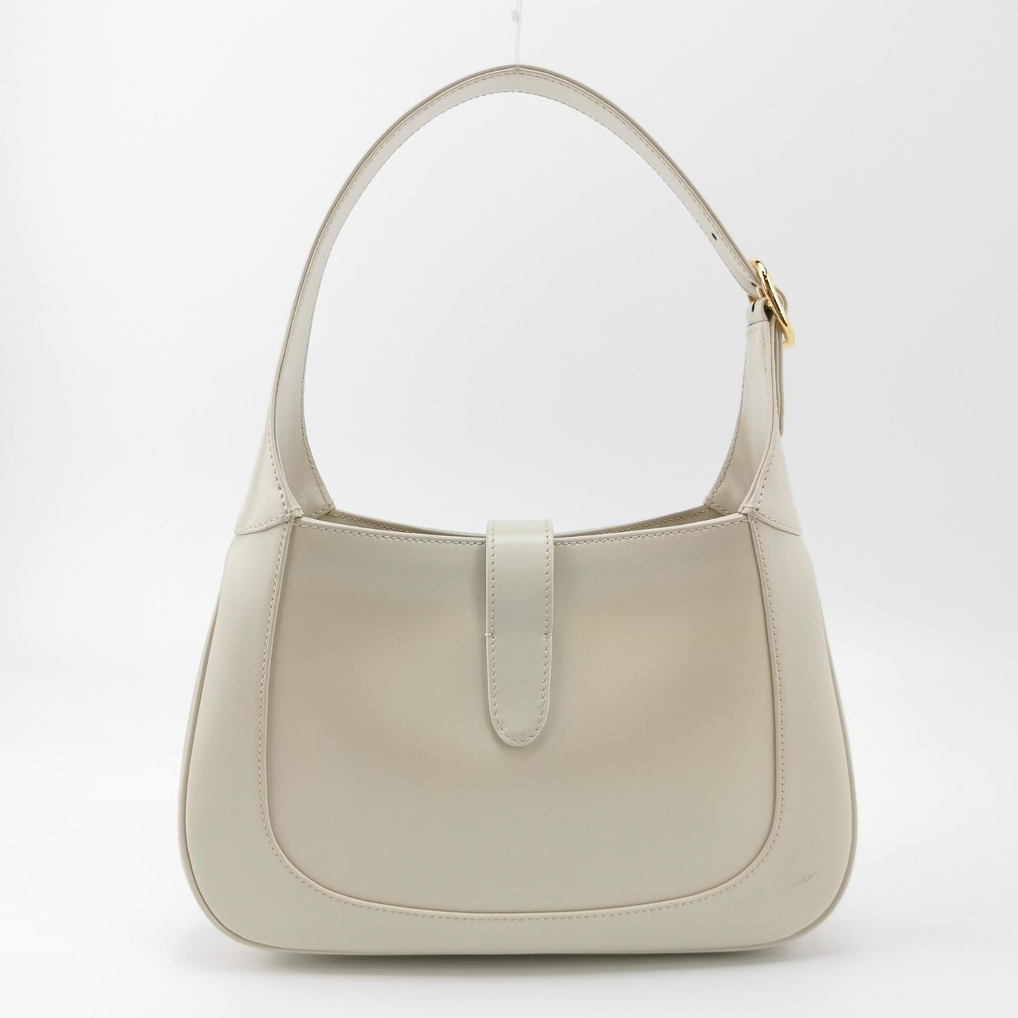 Gucci Jackie Strap Leather White Small Handbag