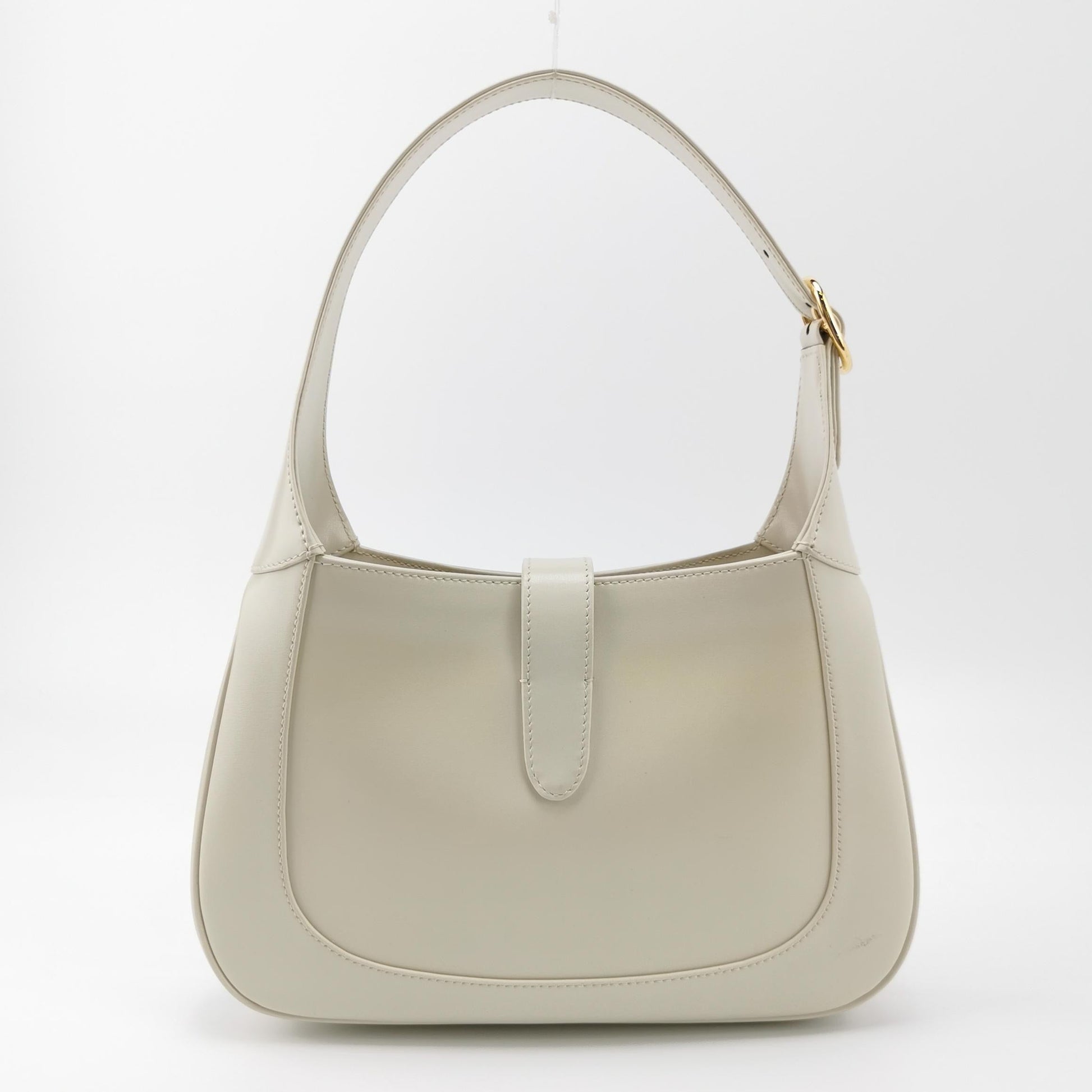 Gucci Jackie Strap Leather White Small Handbag