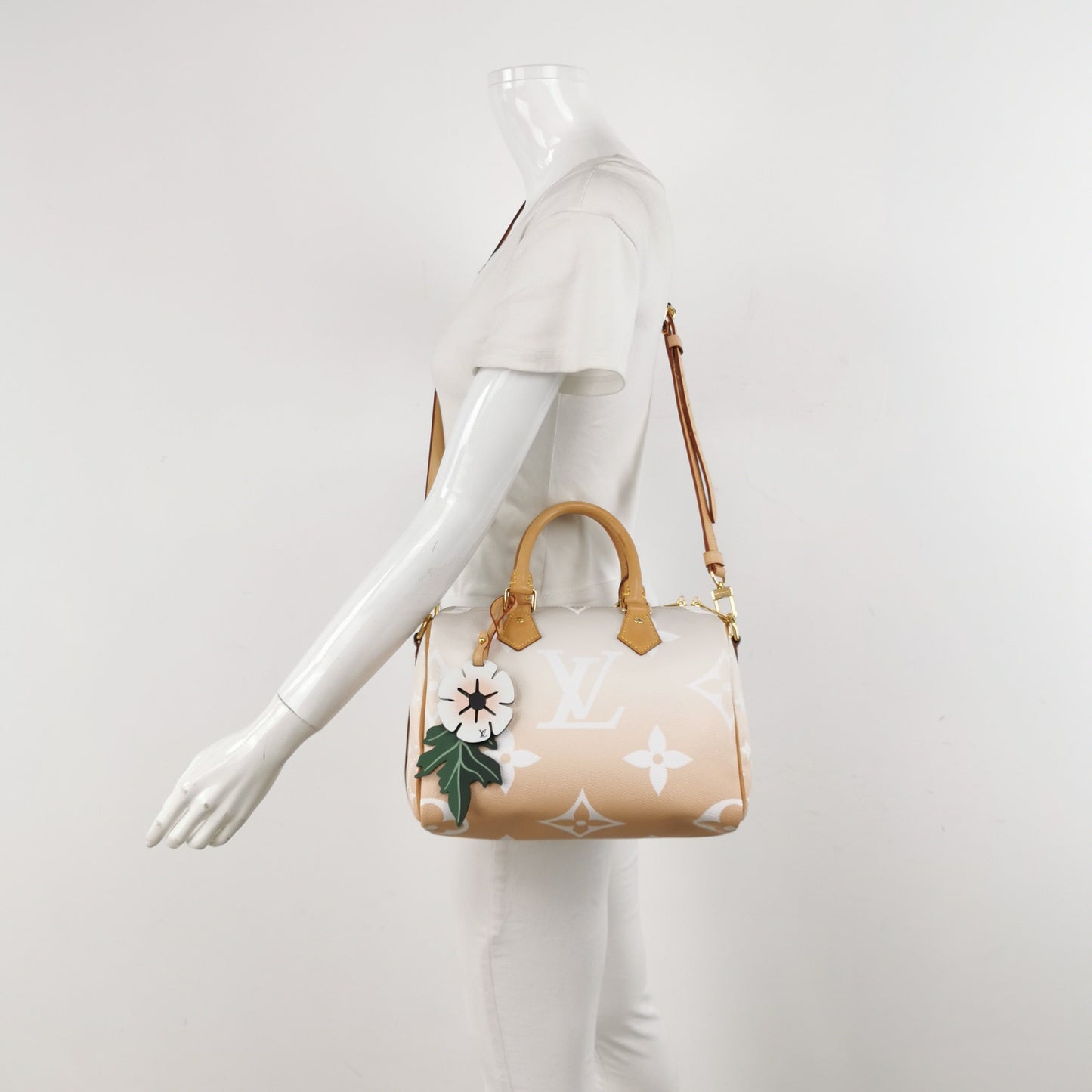 Louis Vuitton Speedy Bandouliere By Pool Giant 25 Monogram Handbag Bag 1