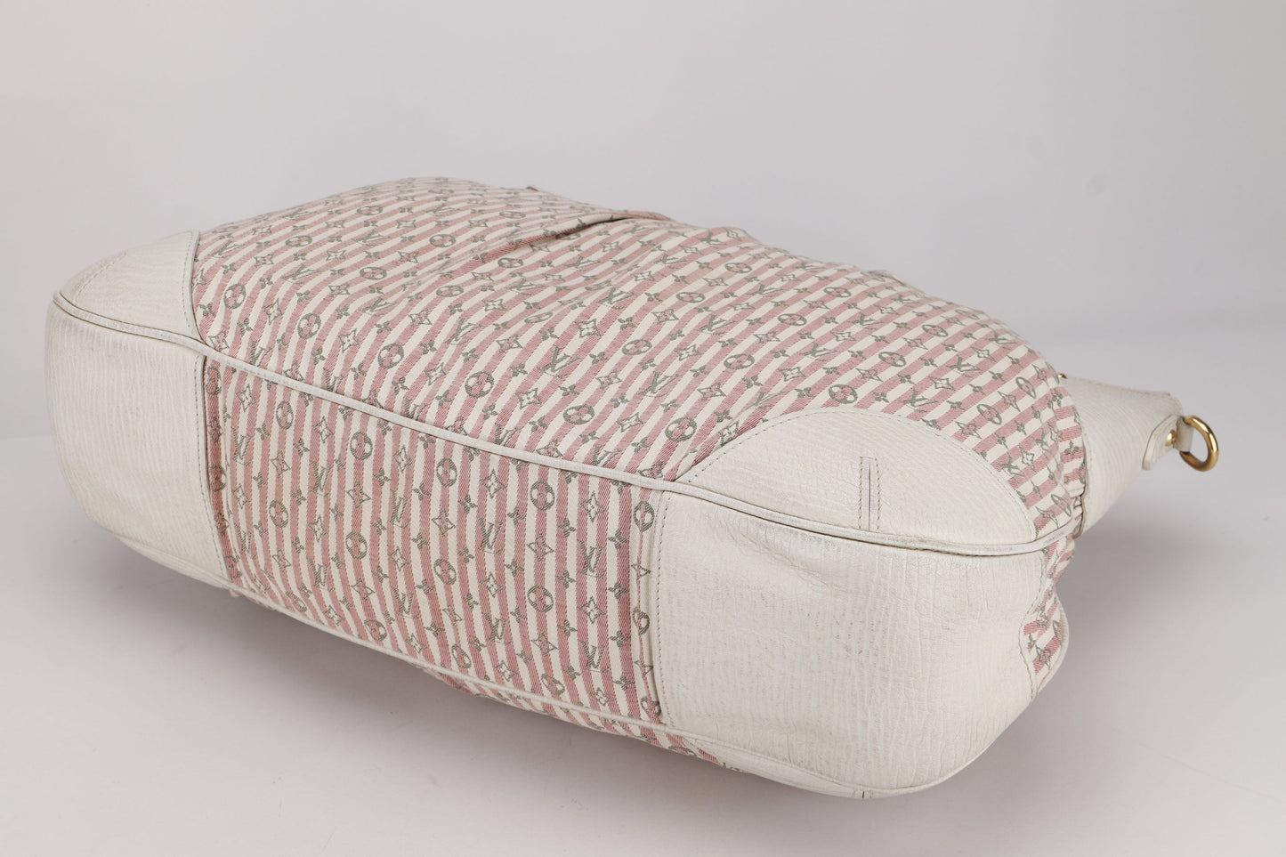LOUIS VUITTON MINI LIN PINK CANVAS TWO WAY   SHOULDER BAG, WITH STRAP & DUST COVER