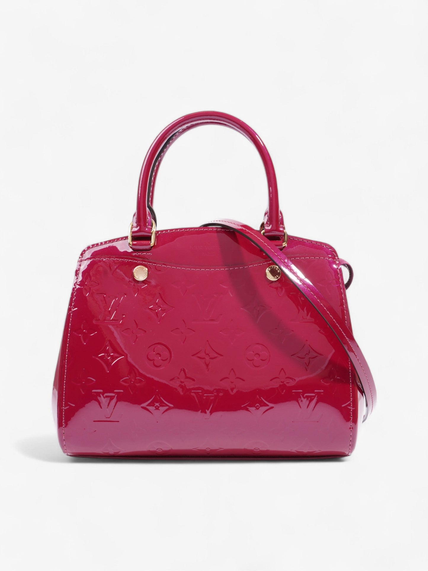 Louis Vuitton Brea Burgundy BB Leather Handbag