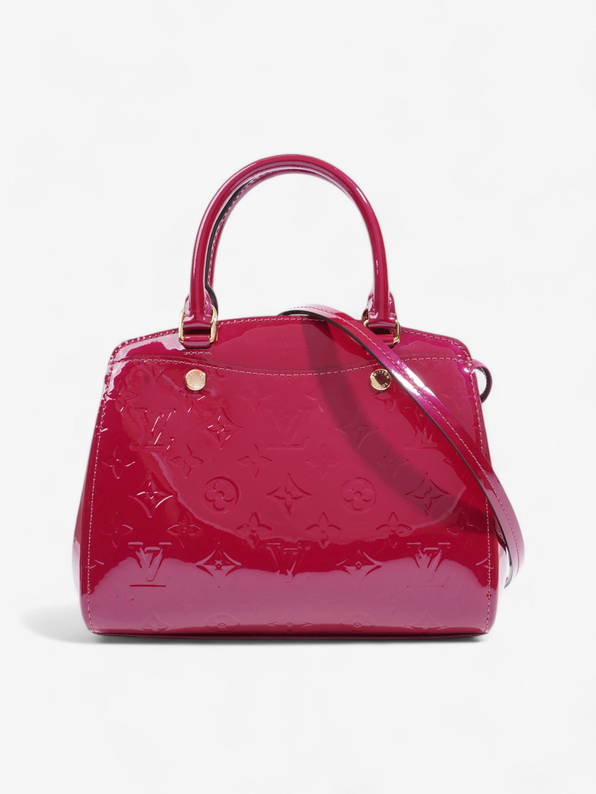 Louis Vuitton Brea Burgundy BB Leather Handbag