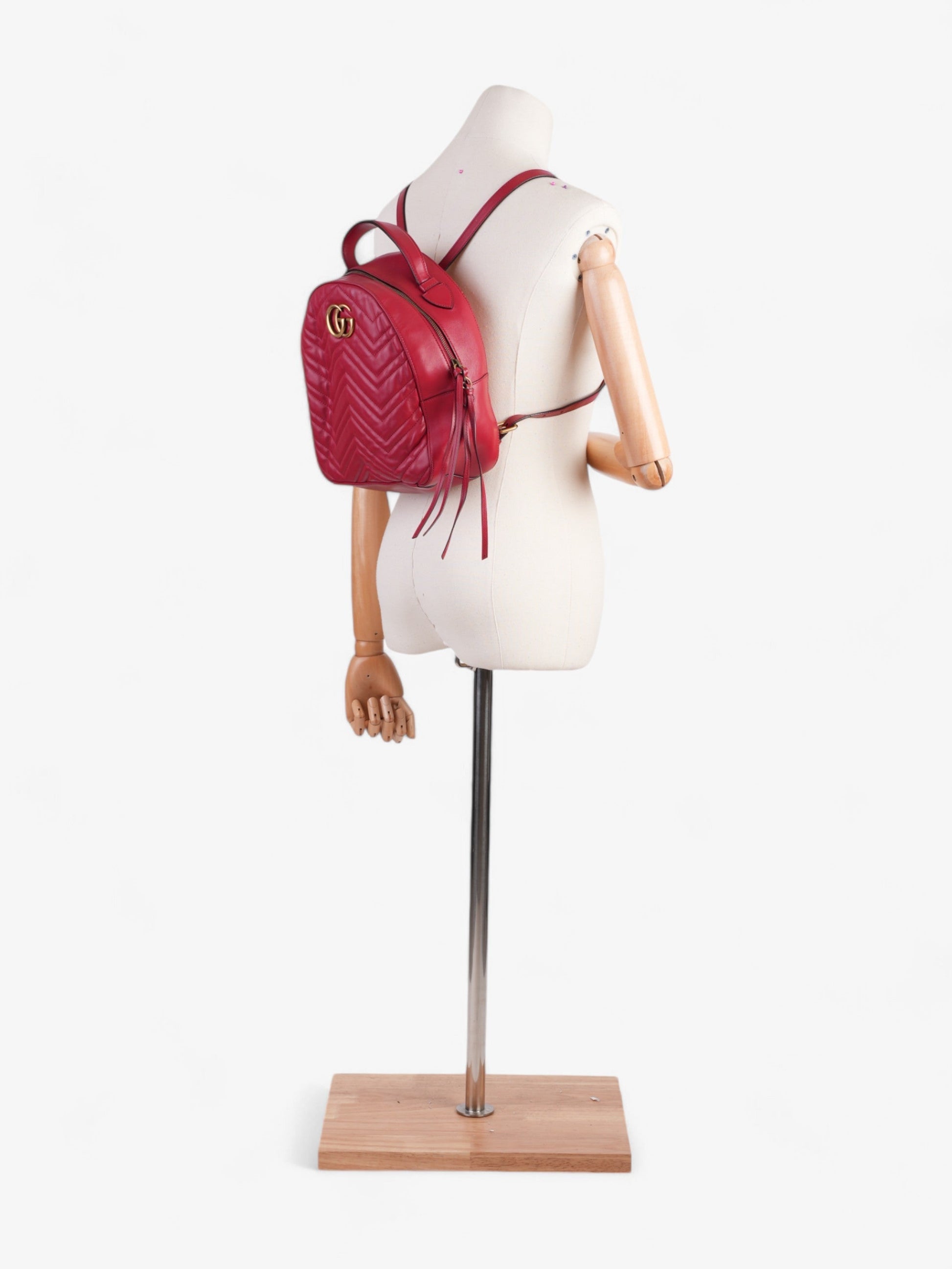 Gucci Marmont Backpack Leather Matelasse
