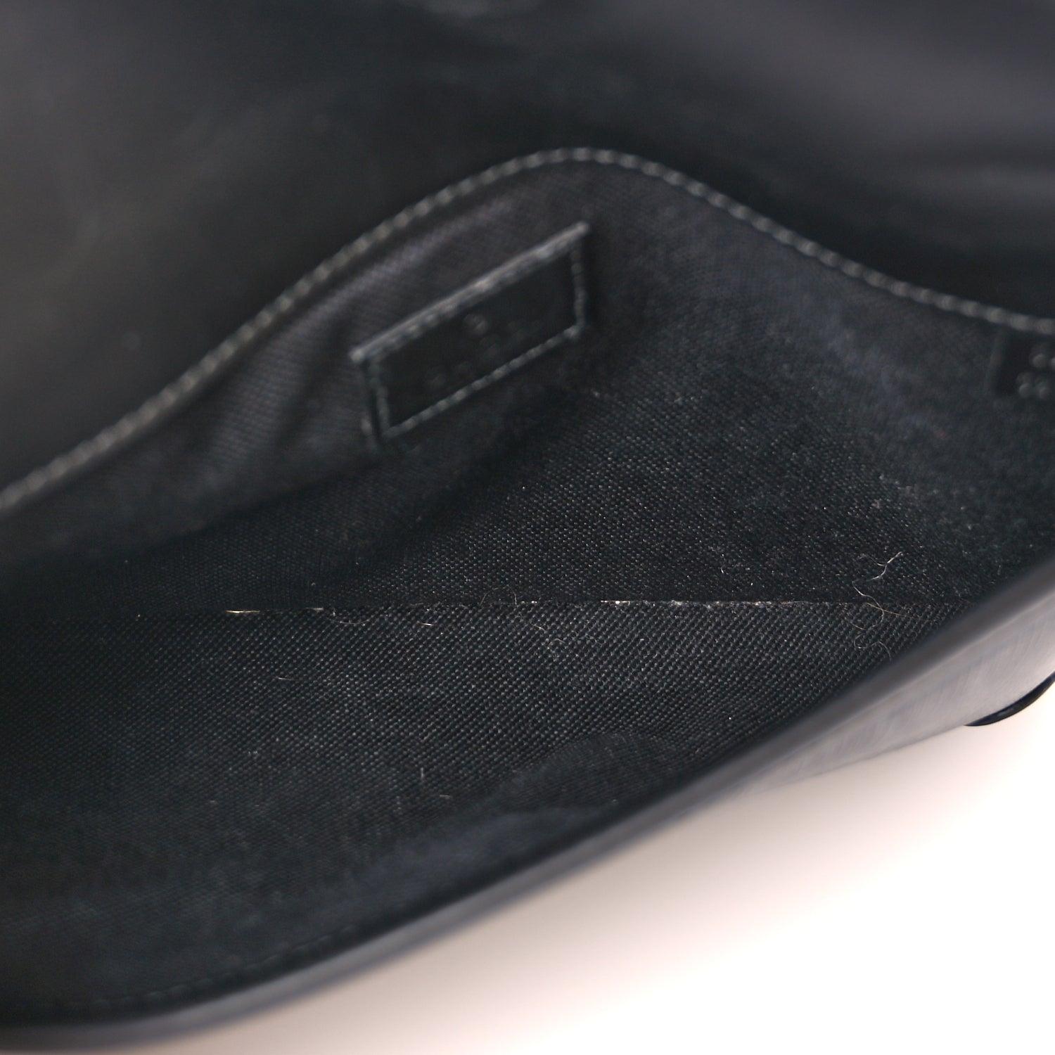 Gucci GG Supreme Monogram Web Slim Belt Bag Black Grey