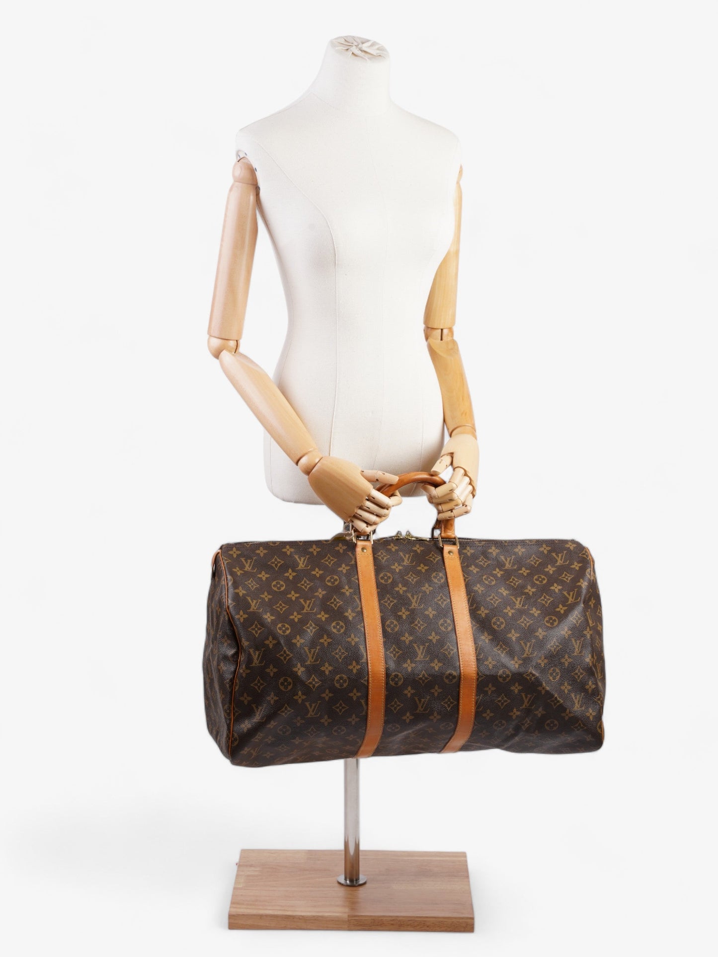 Louis Vuitton Keepall 55 Coated Monogram Canvas Coated Canvas Apparel