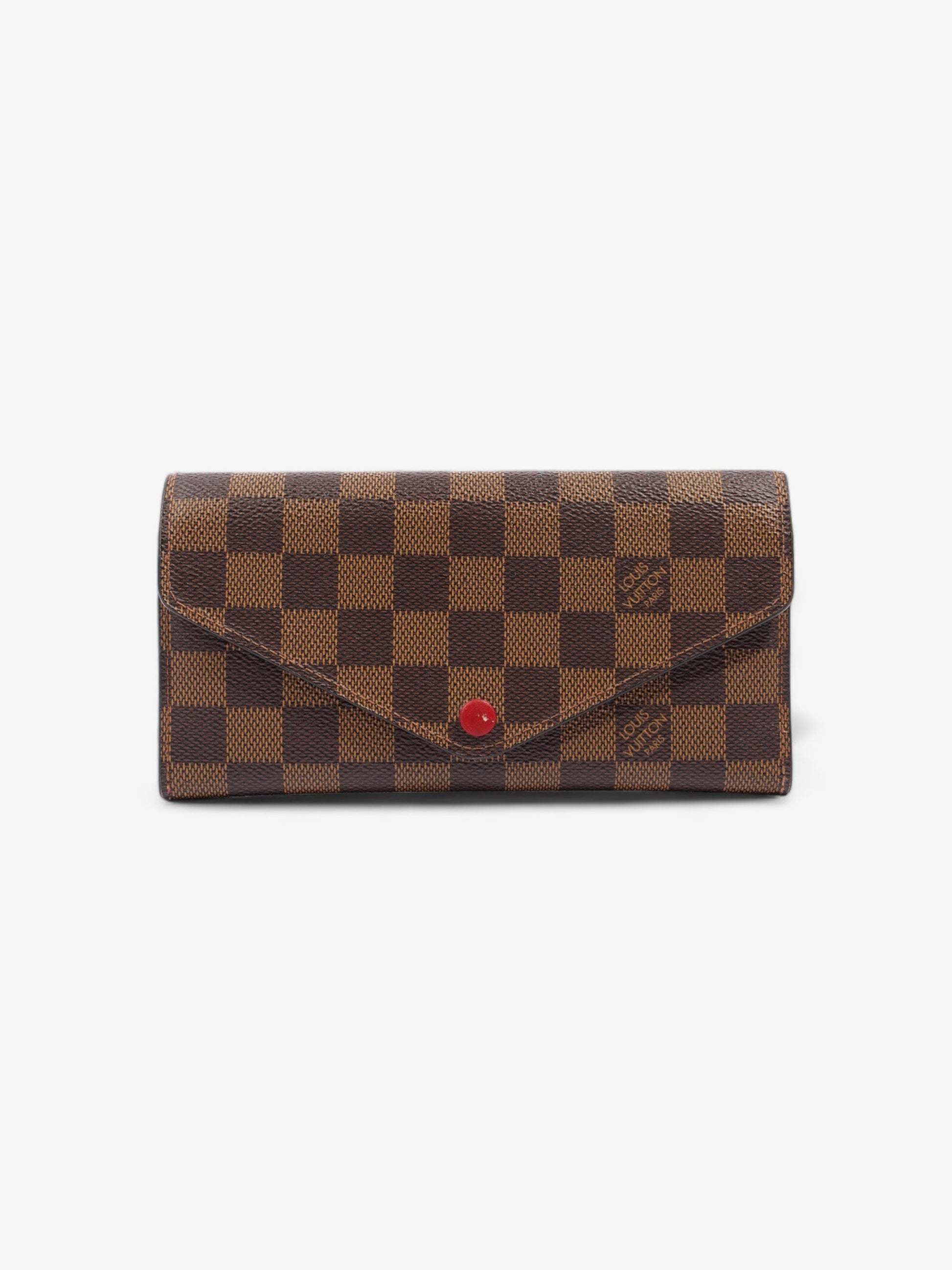 Louis Vuitton Josephine Ebene Coated Damier Canvas Coated Canvas Red Apparel