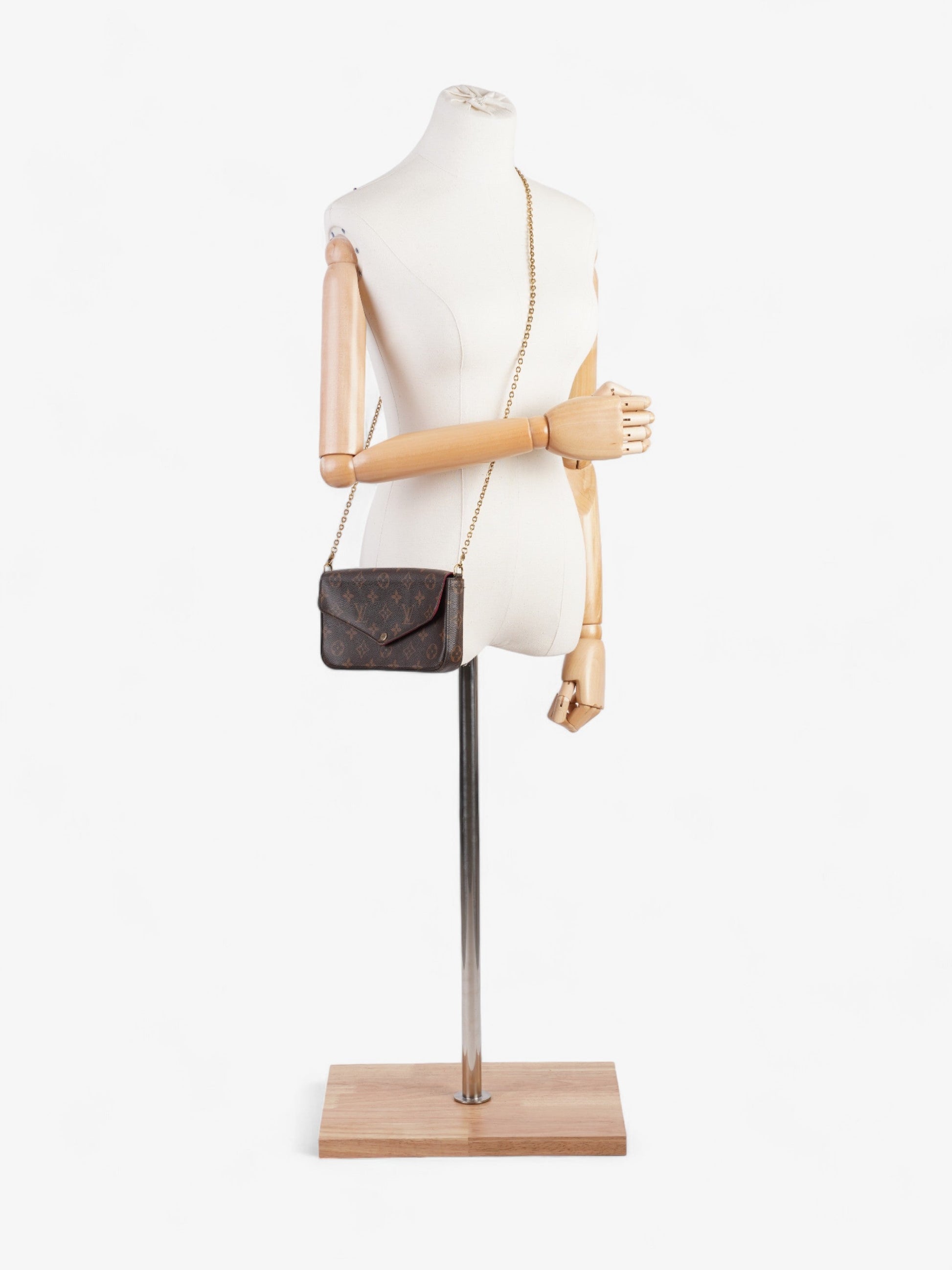 Louis Vuitton Pochette Felicie Monogram Clutch Bag N A