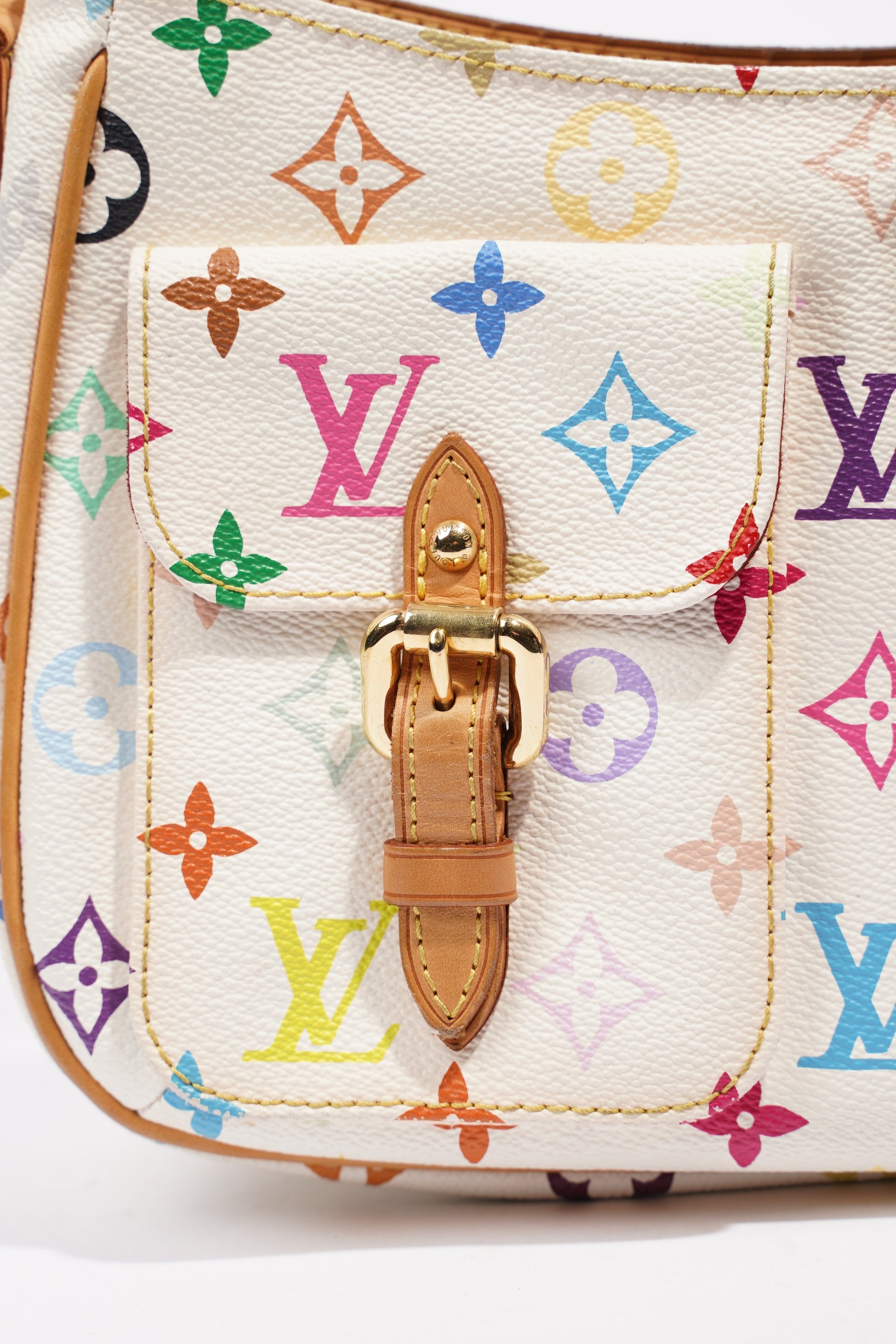 Louis Vuitton Lodge Coated PM Canvas White Multicolour Apparel