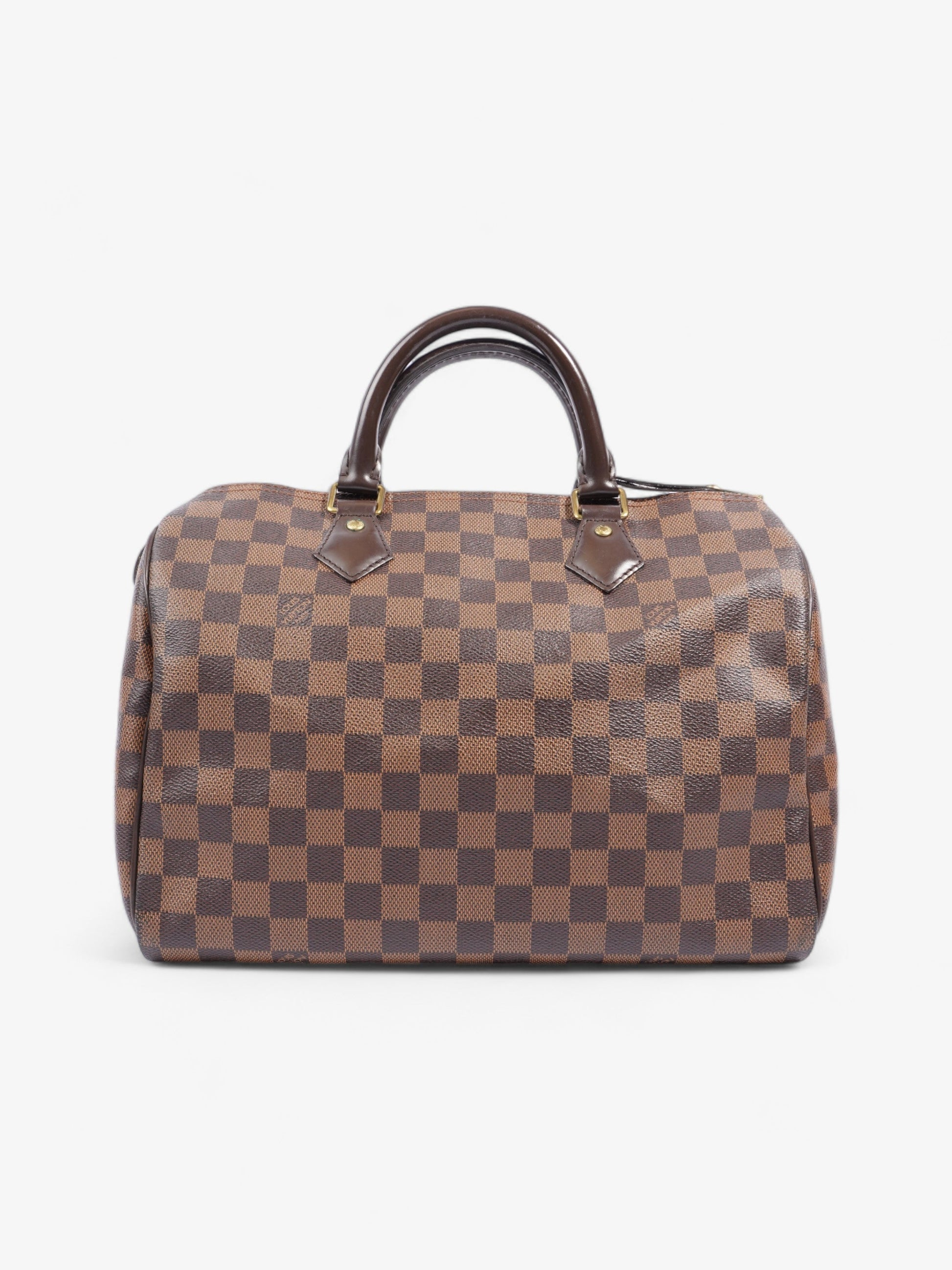 Louis Vuitton Speedy Ebene Coated 30 Canvas Coated Canvas Damier Apparel Canvas 30