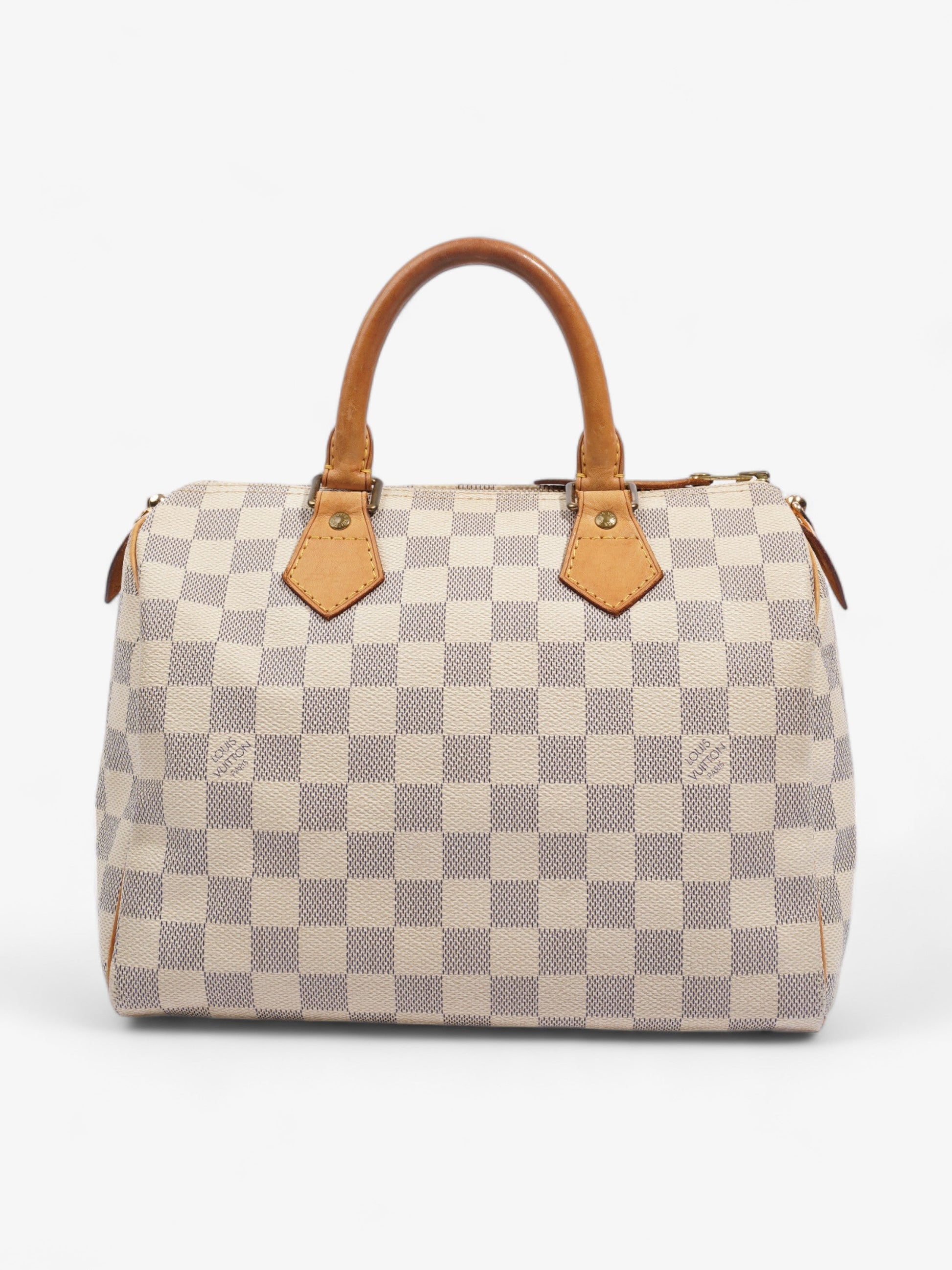 Louis Vuitton Speedy Azur Coated 25 Canvas Coated Canvas Damier Apparel Canvas 25