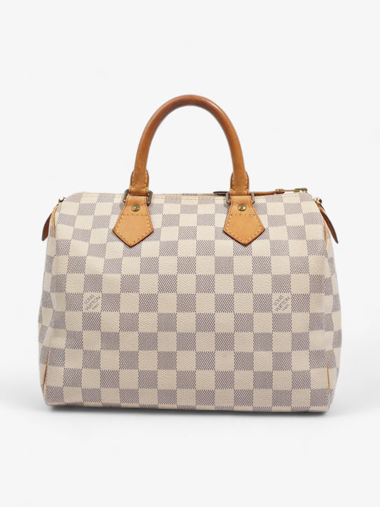 Louis Vuitton Speedy Azur Coated 25 Canvas Coated Canvas Damier Apparel Canvas 25