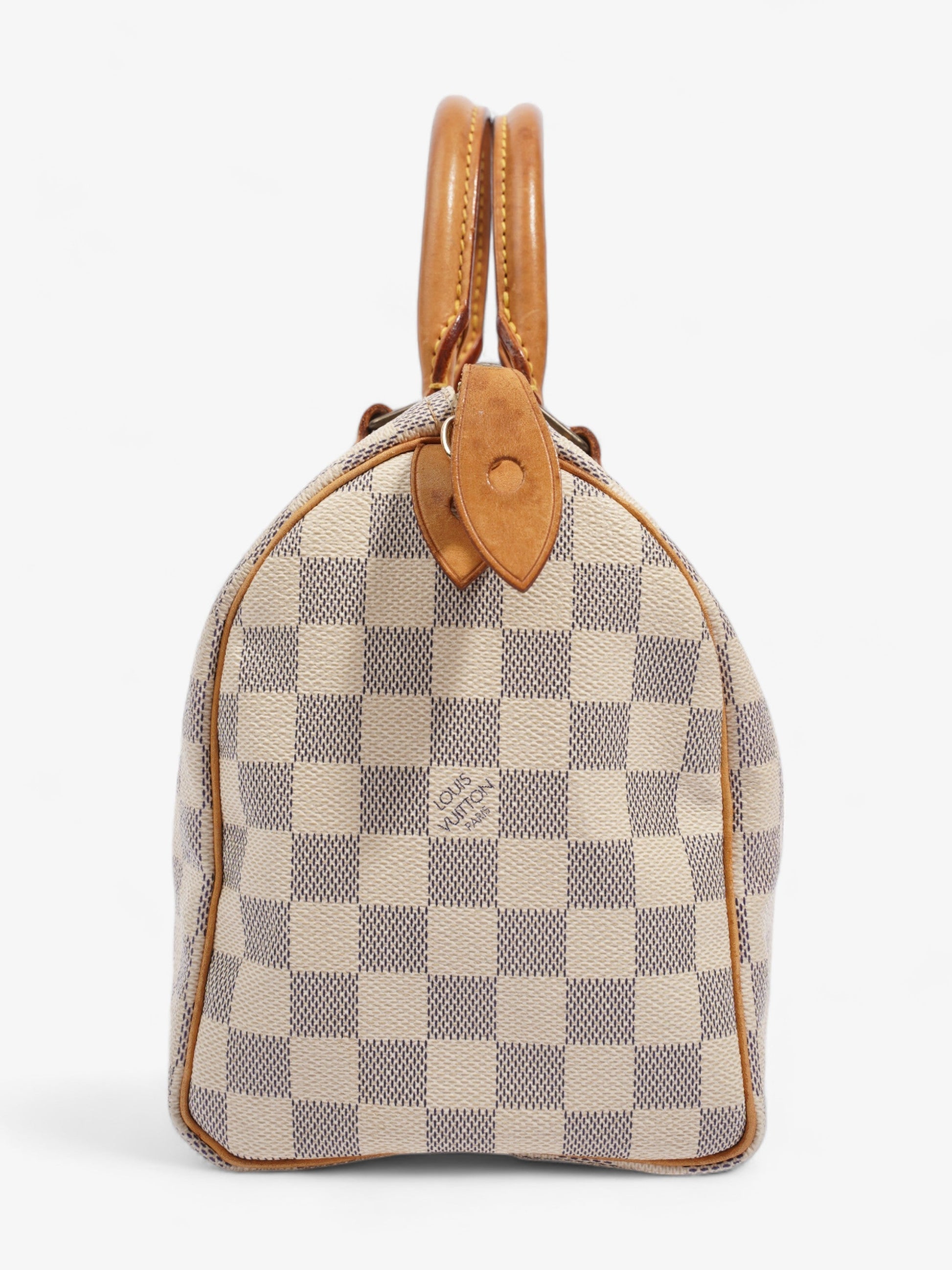 Louis Vuitton Speedy Azur Coated 25 Canvas Coated Canvas Damier Apparel Canvas 25