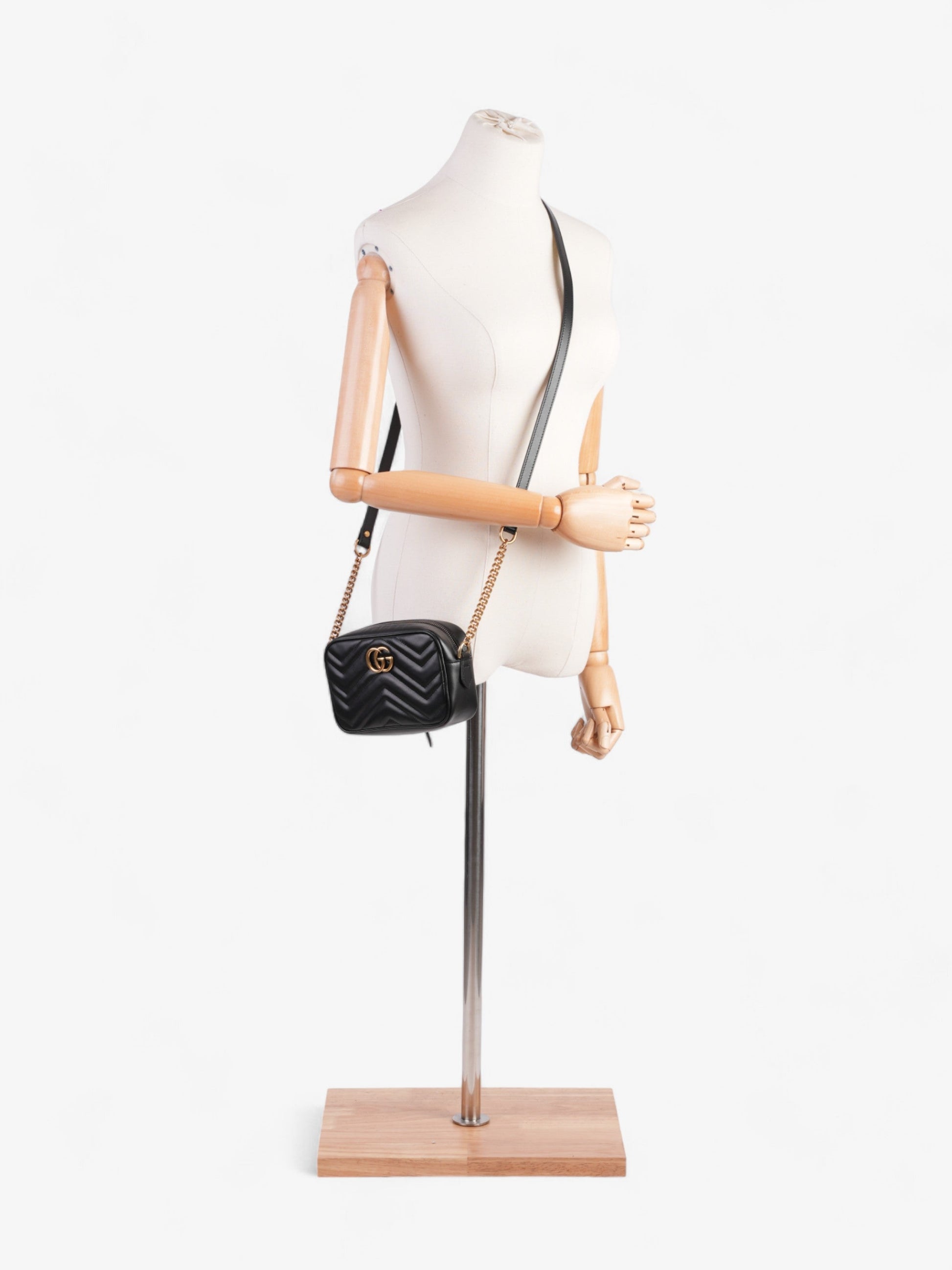 Gucci Marmont Mini Shoulder Bag Leather Matelasse Mini 3