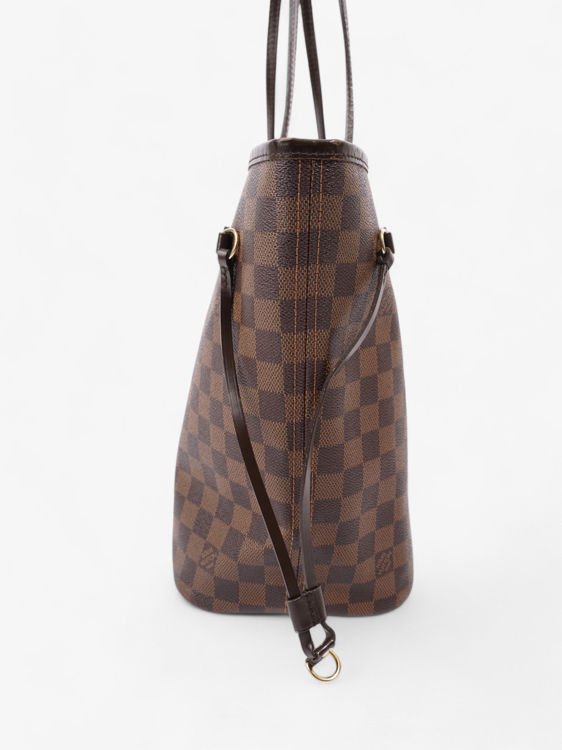 Louis Vuitton Neverfull Ebene Coated MM Damier Canvas Coated Canvas Apparel