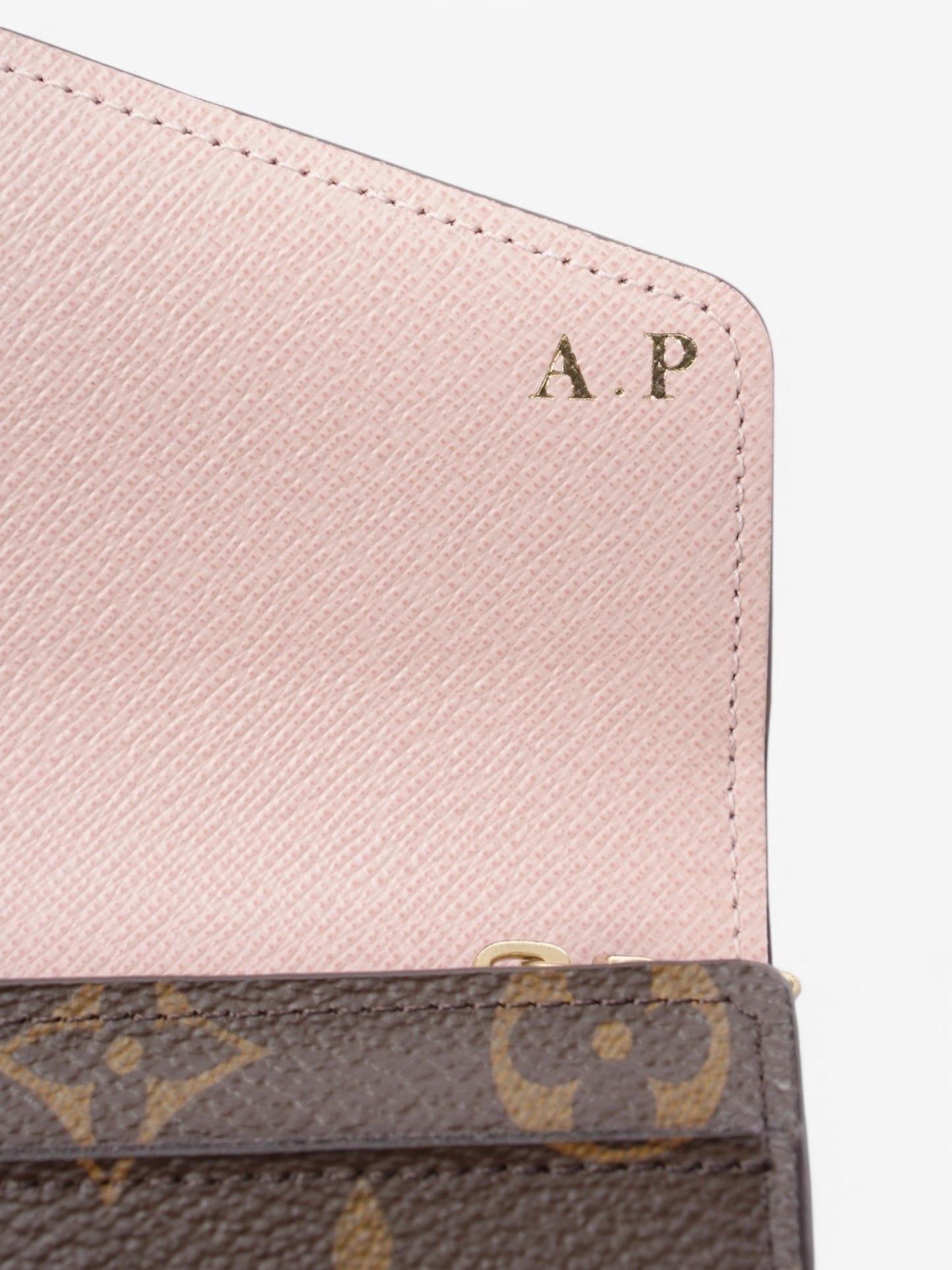 Louis Vuitton Sarah Coated Monogram Canvas Coated Canvas Wallet Case
