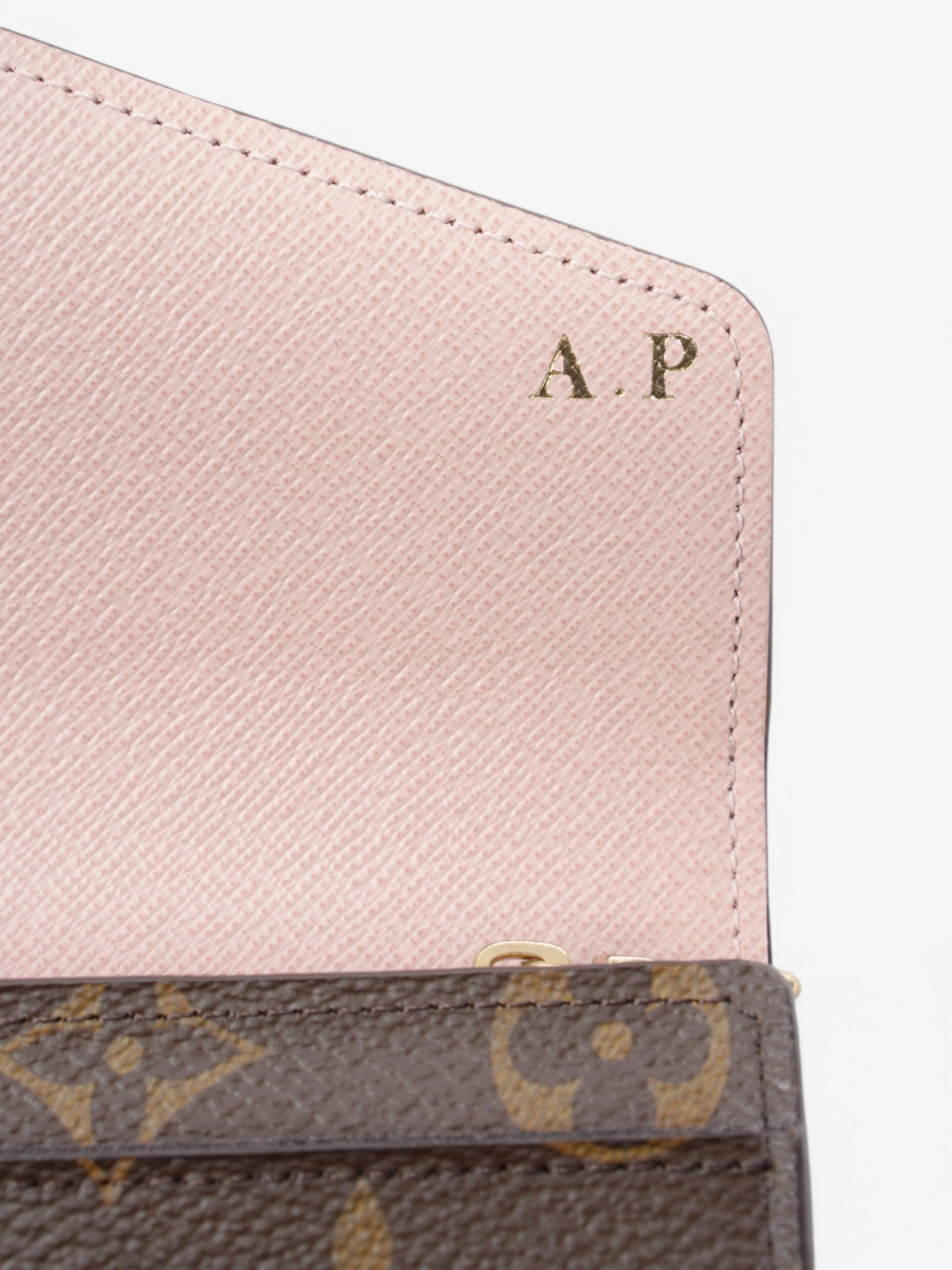 Louis Vuitton Sarah Coated Monogram Canvas Coated Canvas Wallet Case