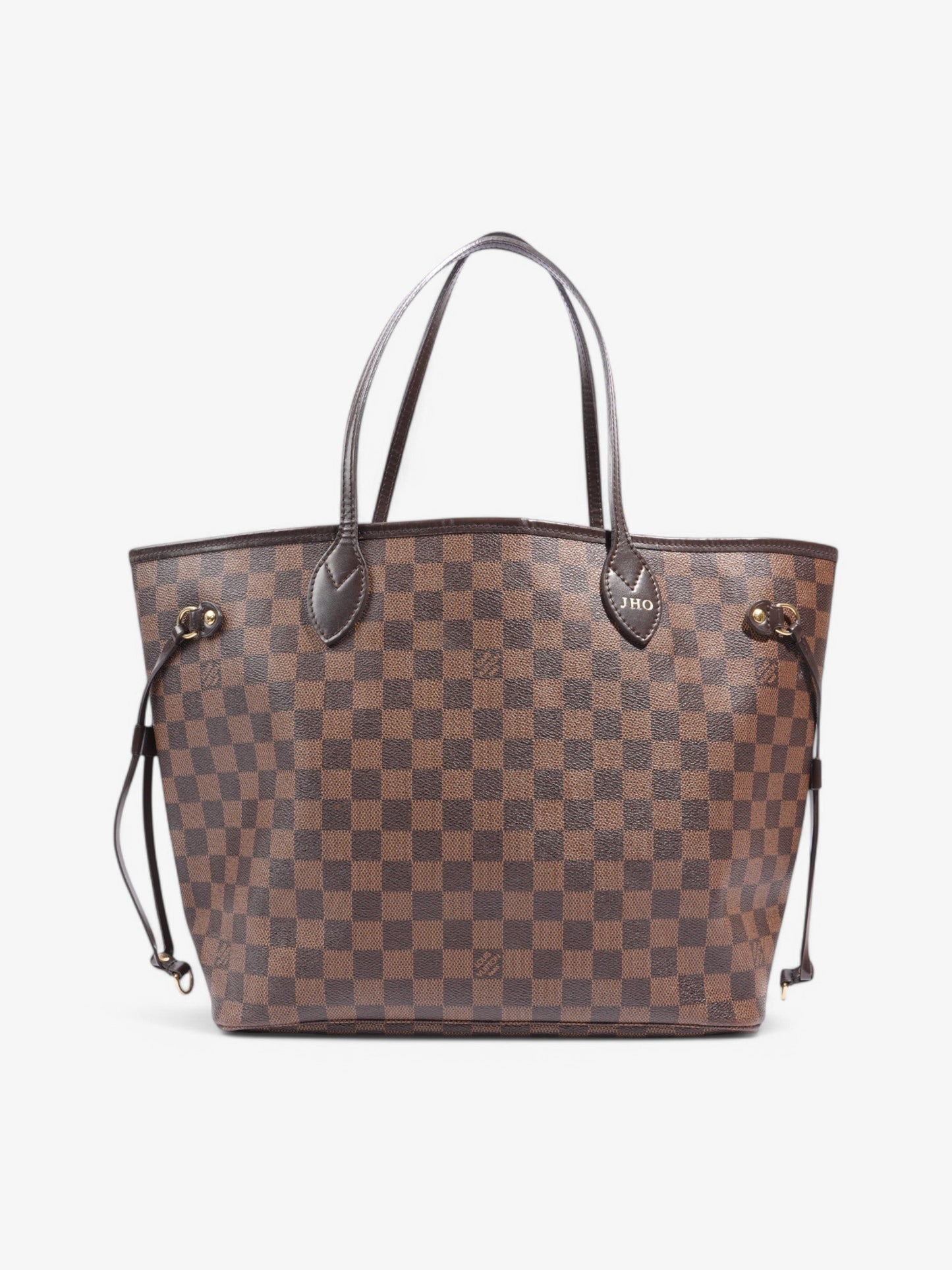 Louis Vuitton Neverfull Ebene Coated MM Damier Canvas Coated Canvas Apparel Mm 53
