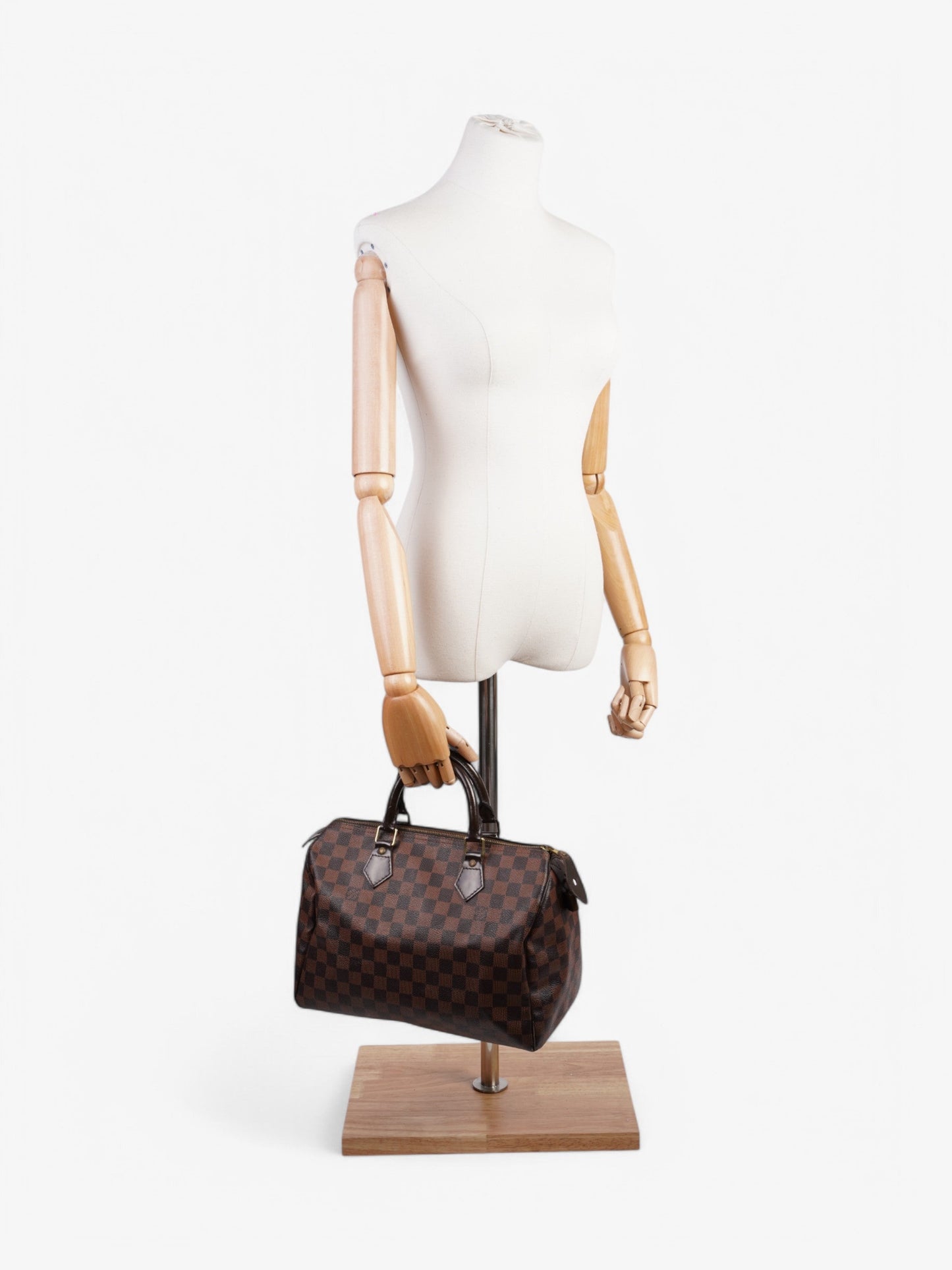 Louis Vuitton Speedy Ebene Coated 30 Canvas Coated Canvas Damier Apparel Canvas 54